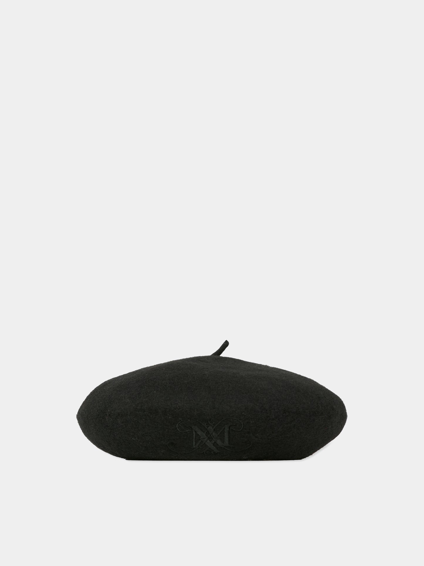 Basco nero per bambina con logo,Max&co,MX0245-MX00L-MX900