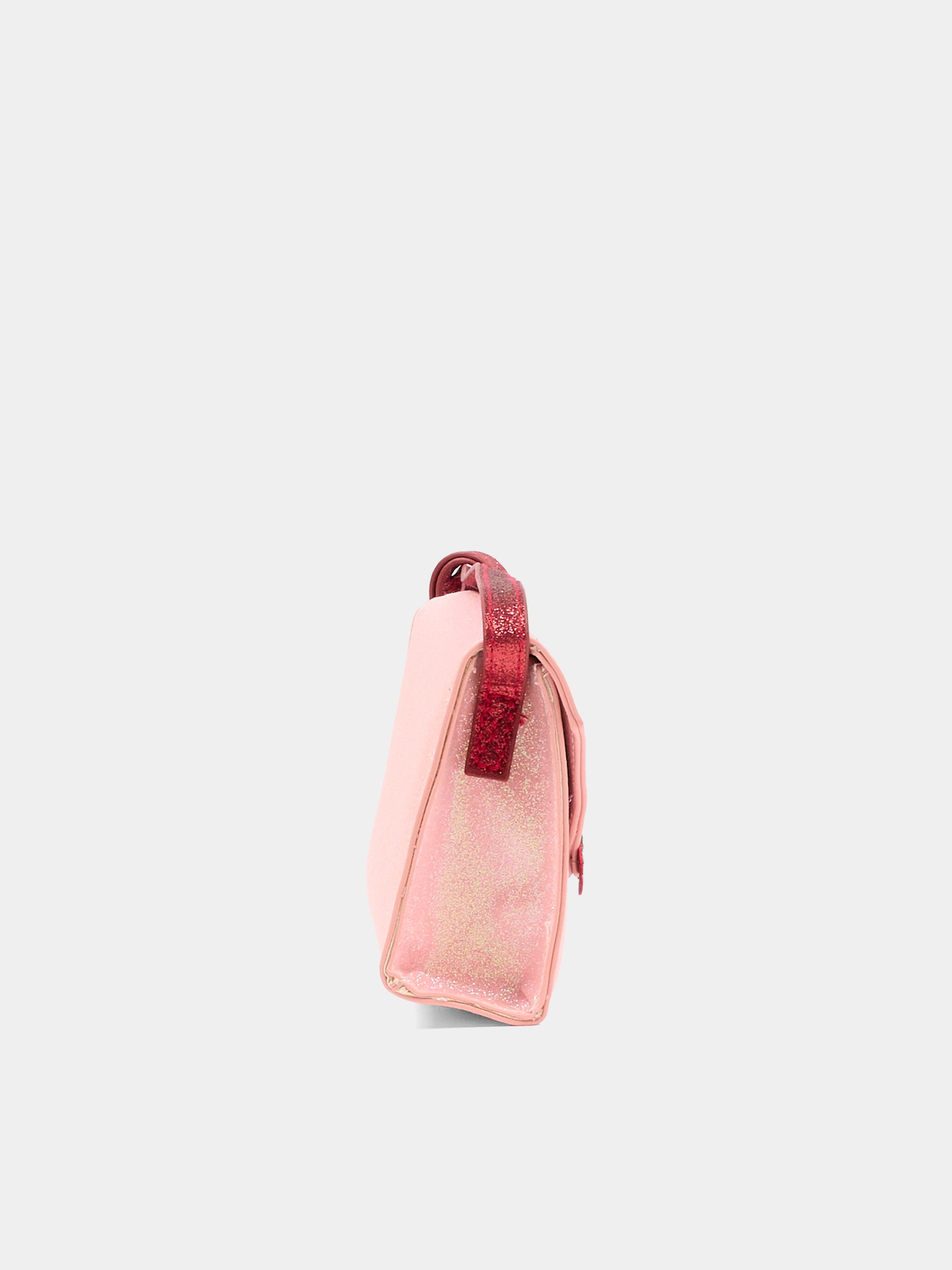 Borsa rosa per bambina con ciliegie,Konges Sløjd,KS103875 PINK GLITTER