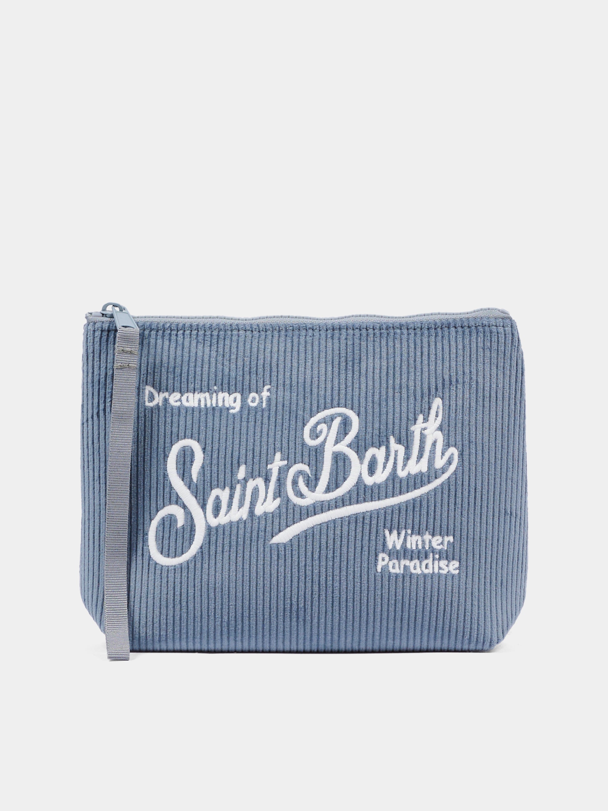 Pochette Aline celeste per bambina con logo,Mc2 Saint Barth,ALI0024 - 00299I