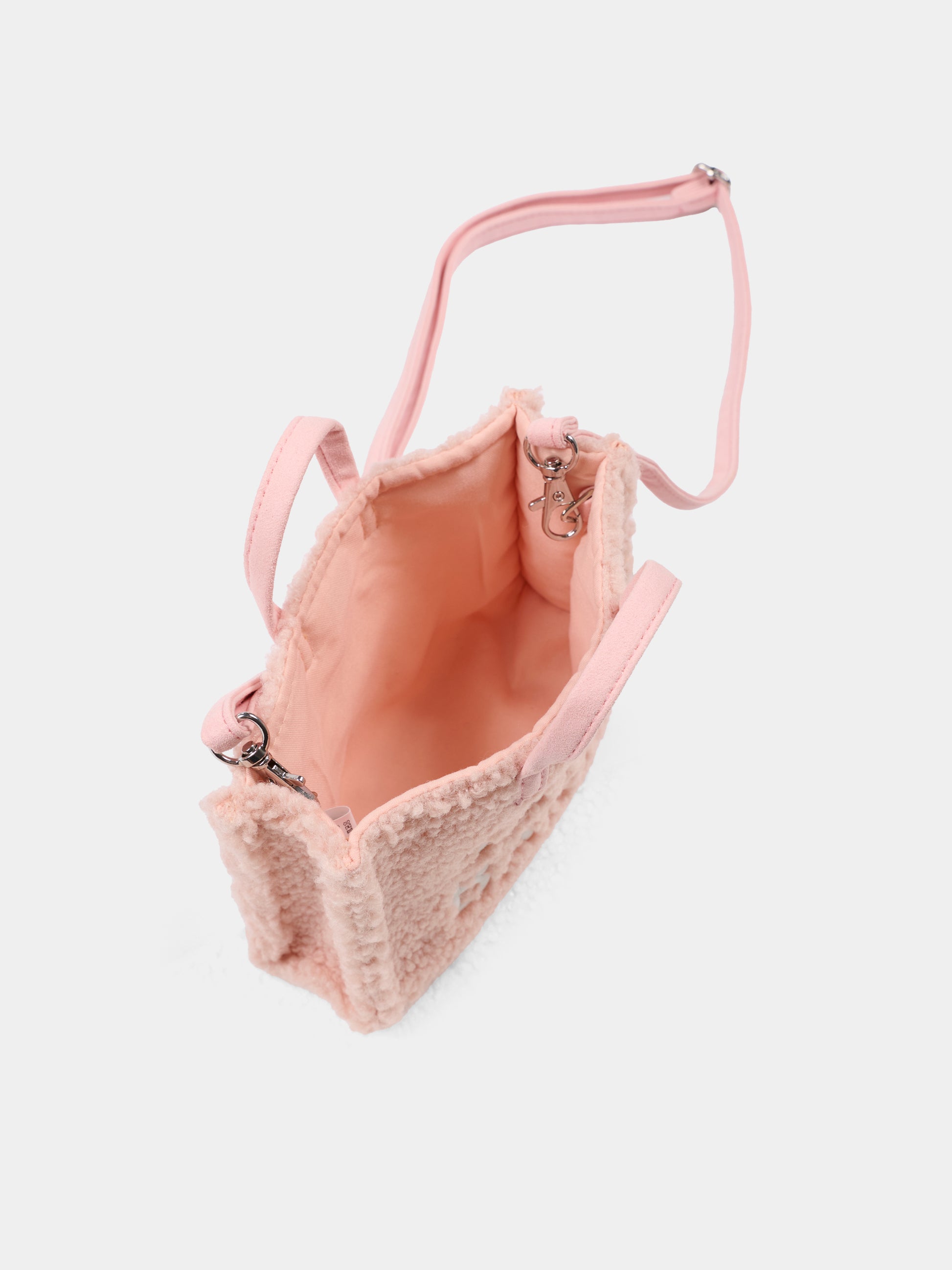 Borsa porta cellulare rosa per bambina con logo,Mc2 Saint Barth,PHONE004 - 01494I