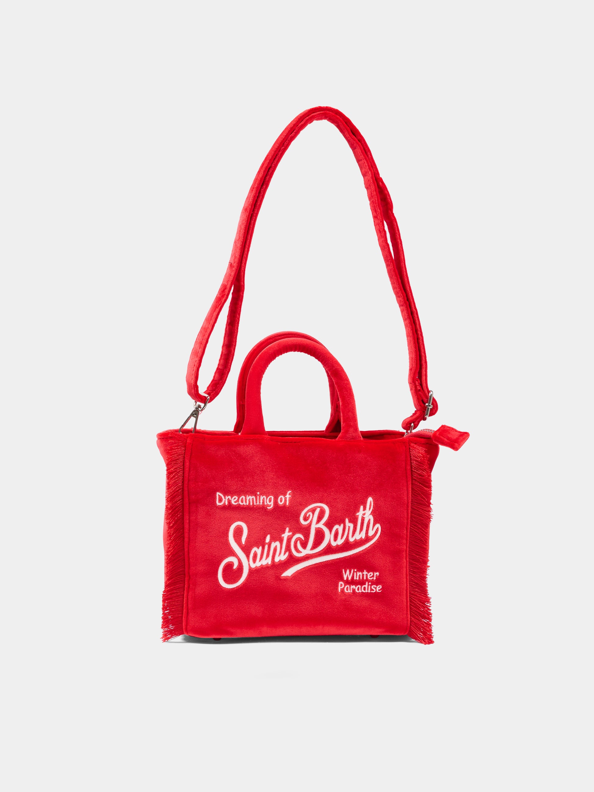 Borsa Vanity Mini rossa per bambina con logo,Mc2 Saint Barth,VAMI027 - 01325I