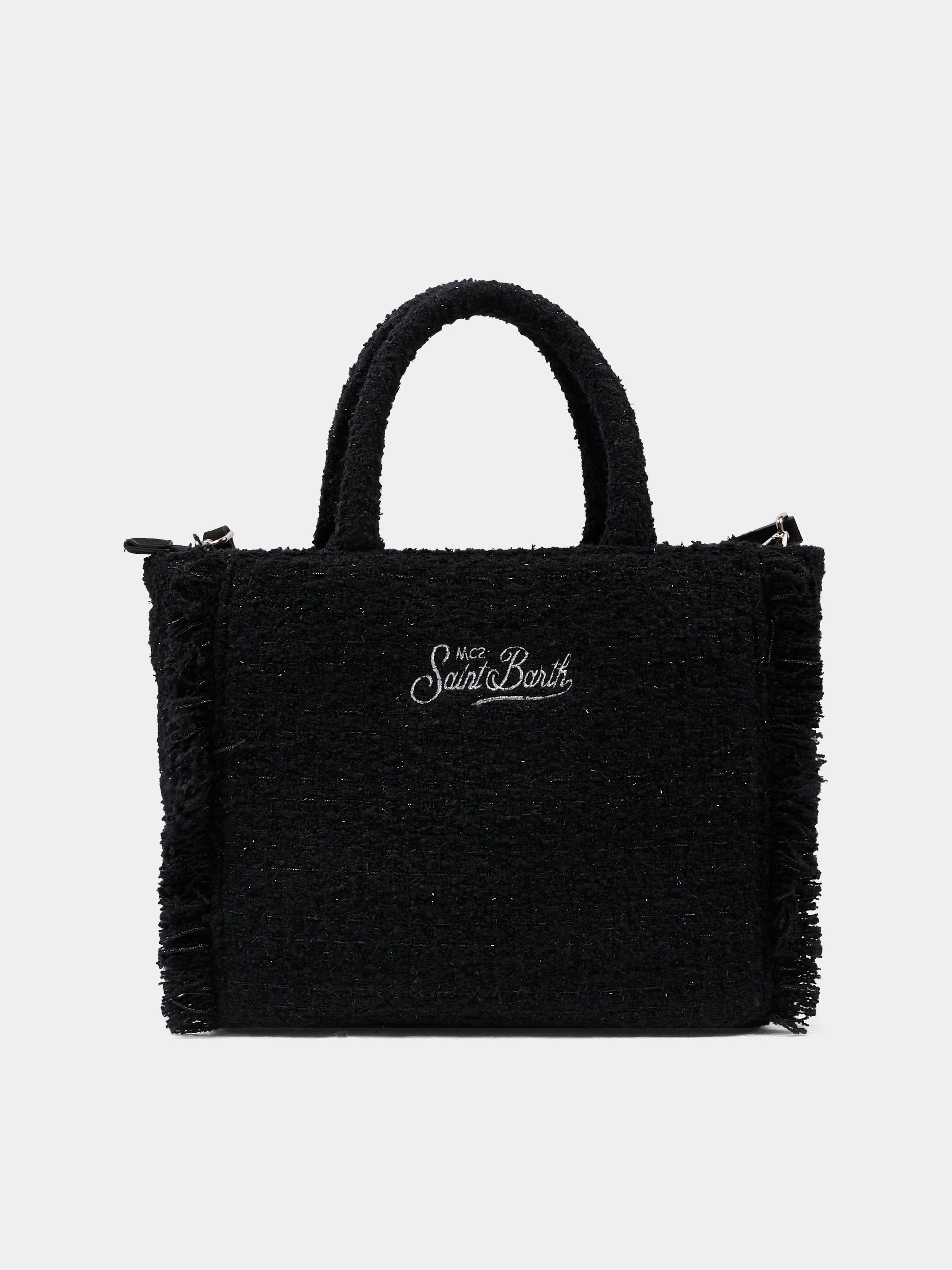 Borsa Colette nera per bambina con logo,Mc2 Saint Barth,COL0036 - 00207I