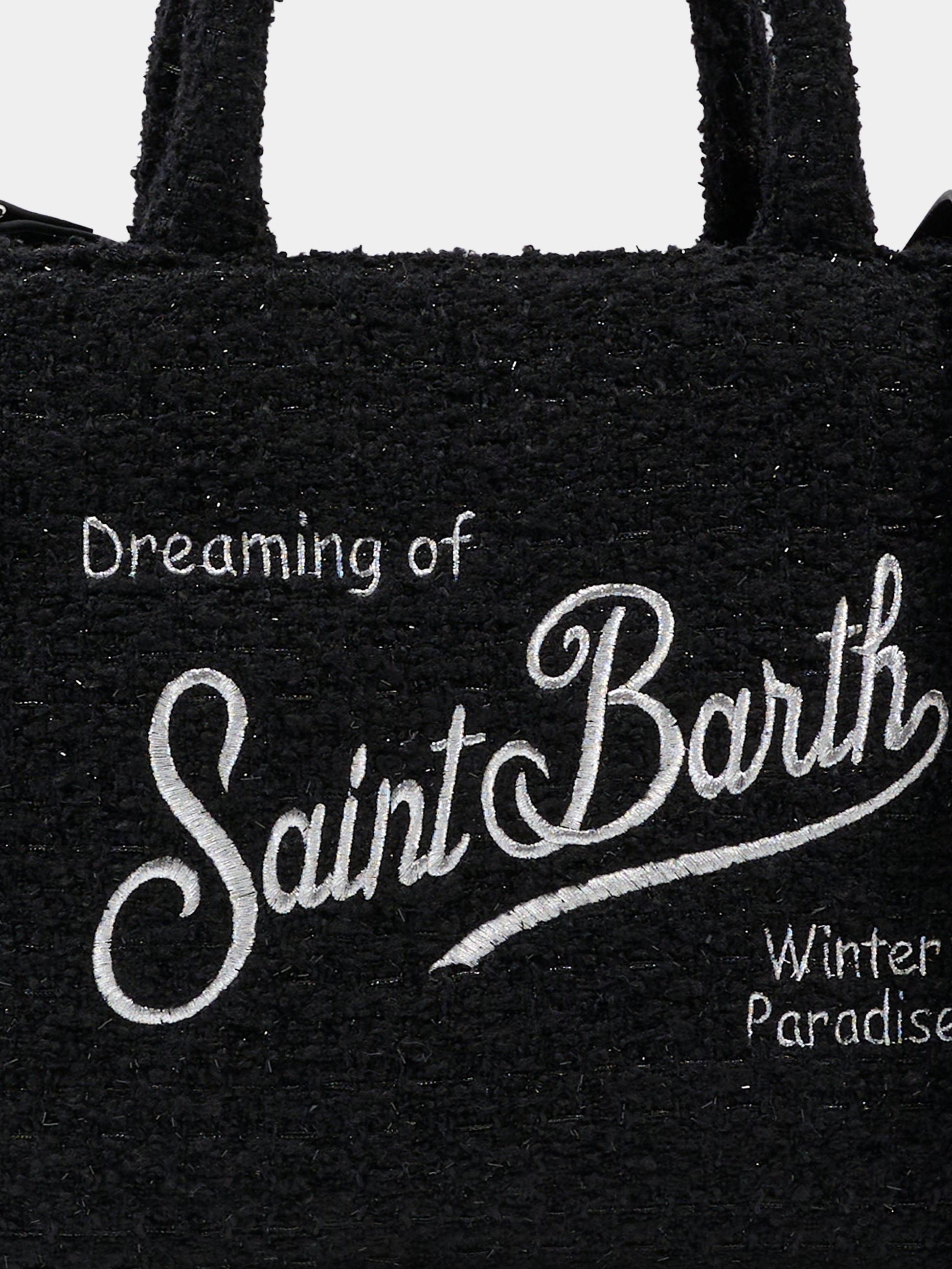 Borsa Colette nera per bambina con logo,Mc2 Saint Barth,COL0036 - 00207I