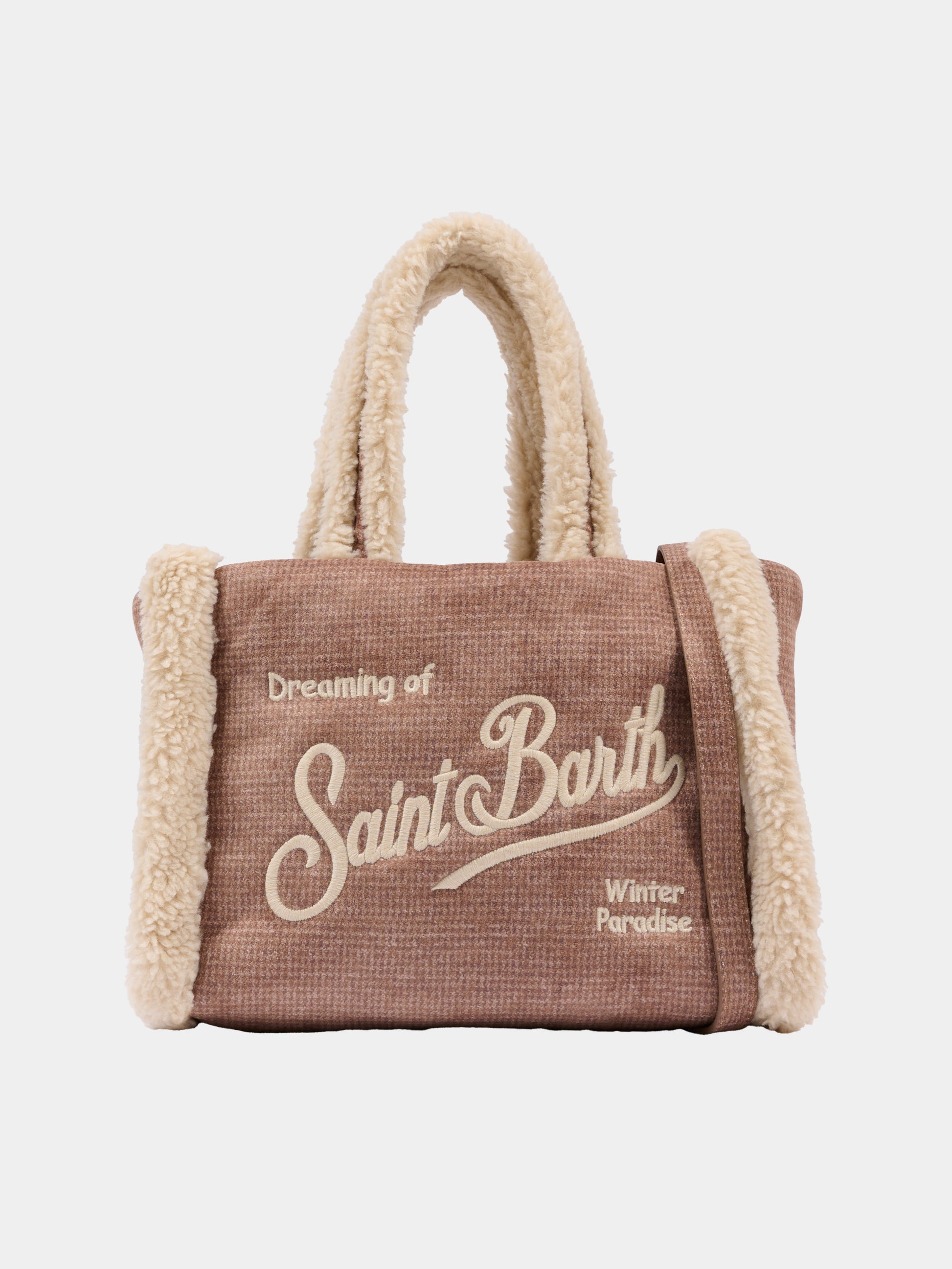 Borsa Colette marrone per bambina con logo,Mc2 Saint Barth,COL0031 - 00285I