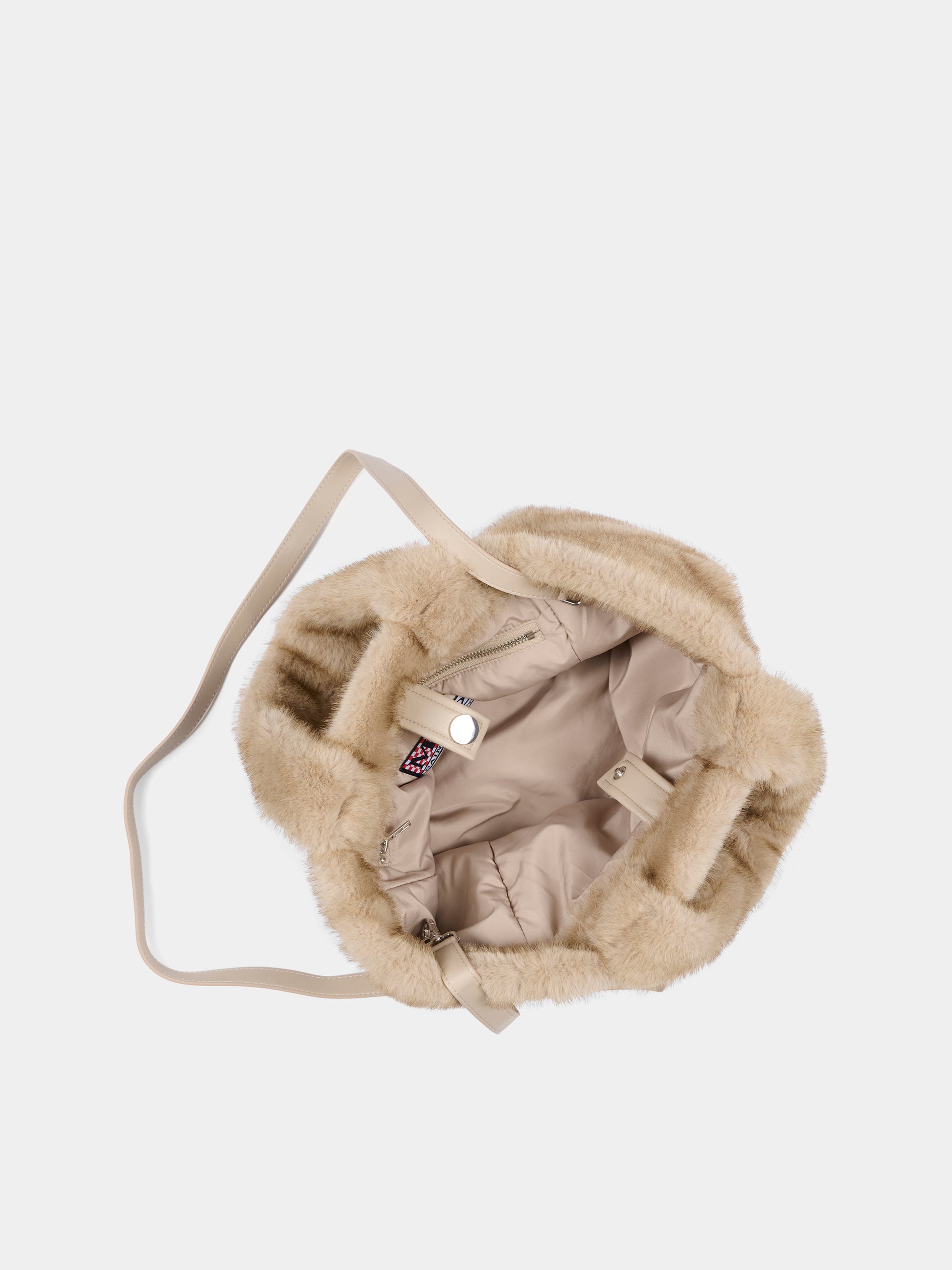 Borsa Colette beige per bambina con logo,Mc2 Saint Barth,COL0033 - 00289I