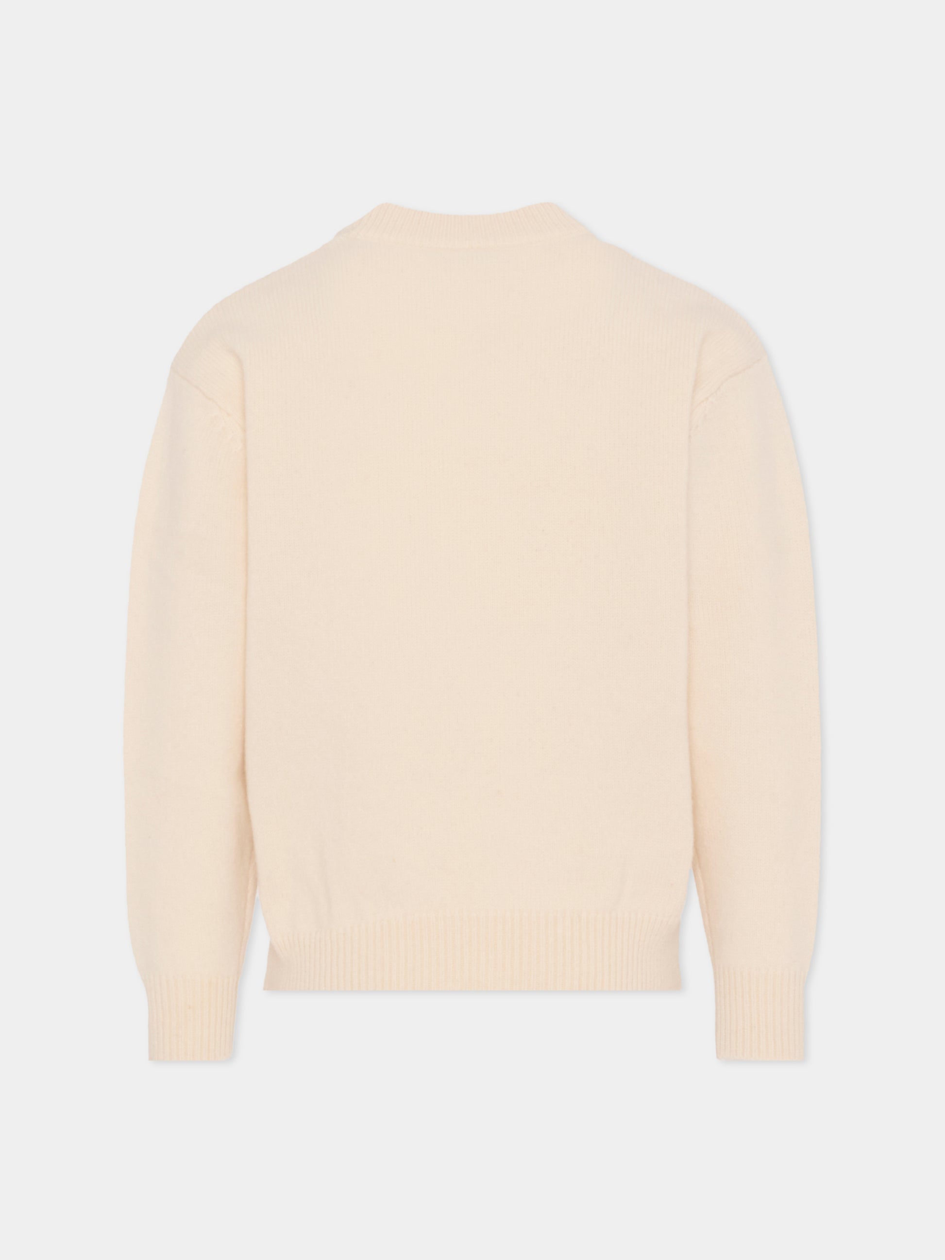 Maglione avorio per bambina con scritta,Mc2 Saint Barth,KYLA004 - 01391I