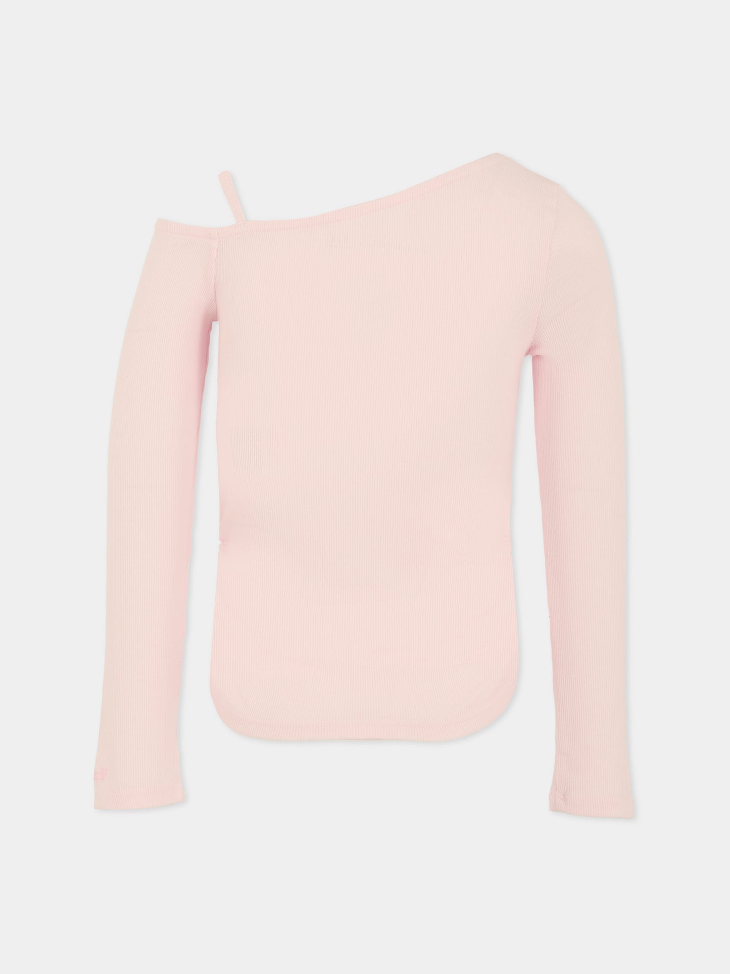 T-shirt rosa per bambina con logo,Abercrombie & Fitch,AF43AG41 43AG41 ADM