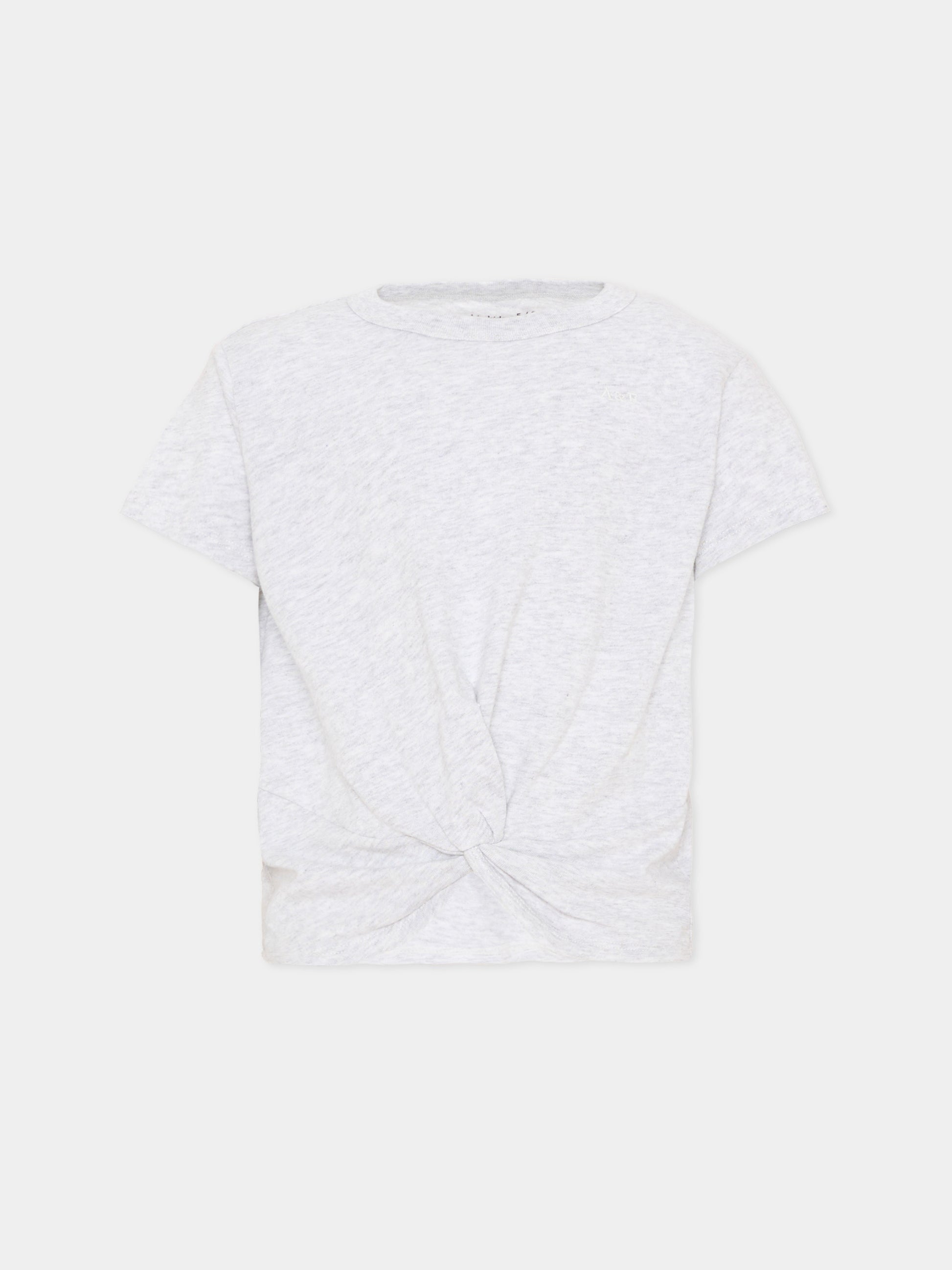 Set T-shirt multicolor per bambina con nodo,Abercrombie & Fitch,43AK20 GH3