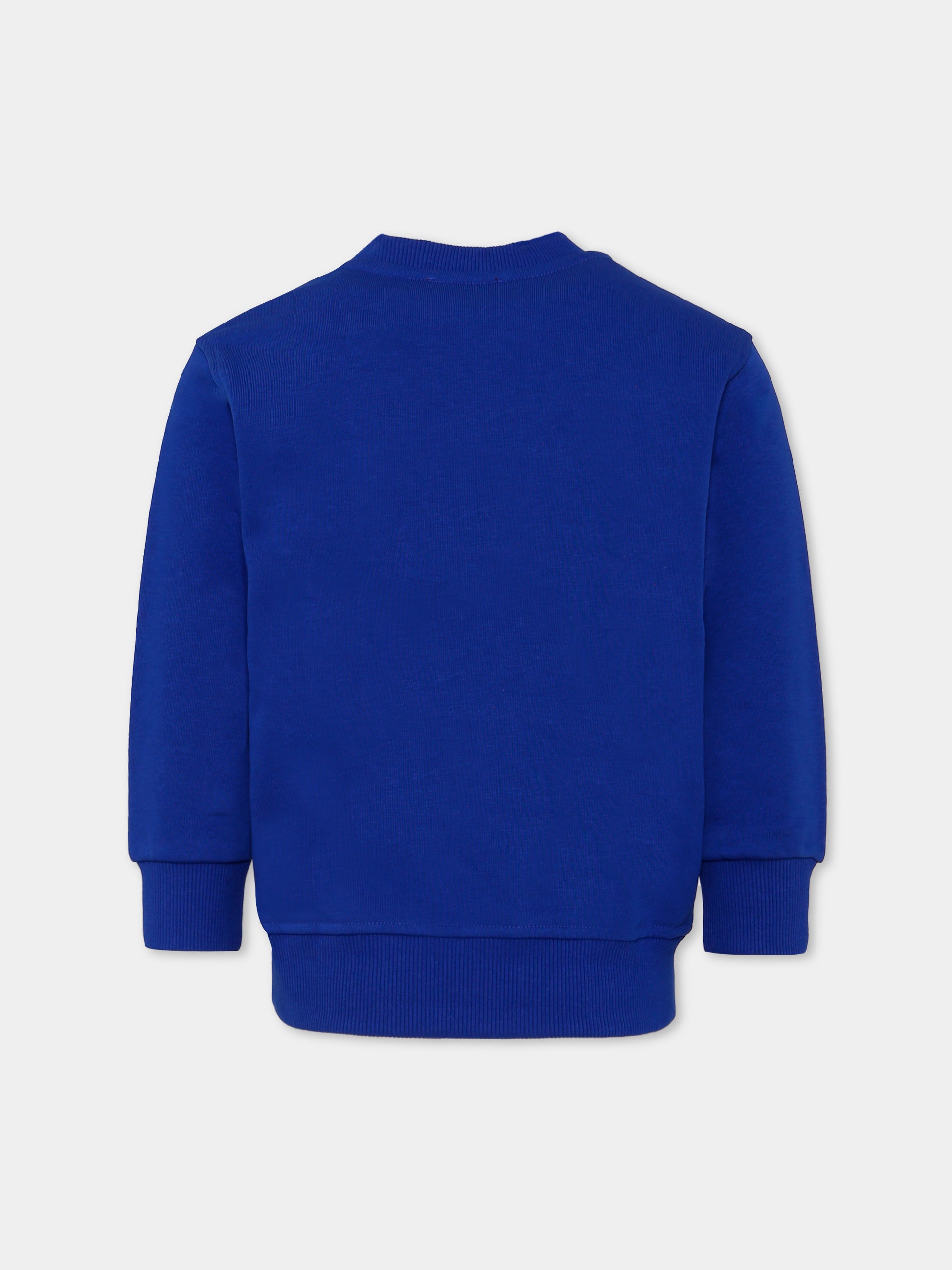 Felpa blu per bambino con logo,Diesel,J02483-KYAZ3-K89G