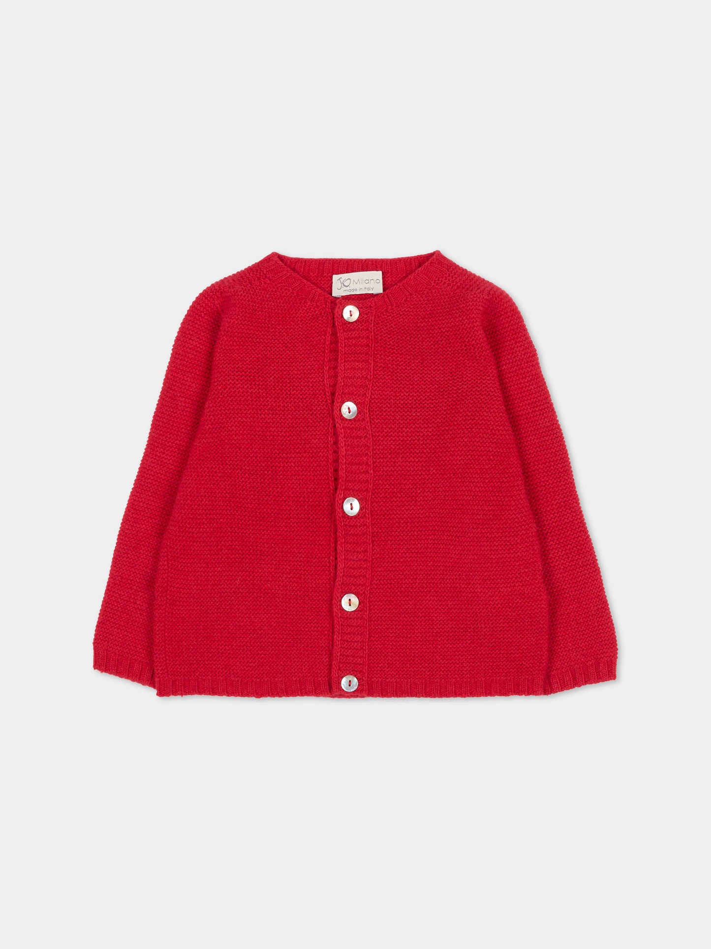 Cardigan rosso per neonati,J.o. Milano,563X4 ROSSO