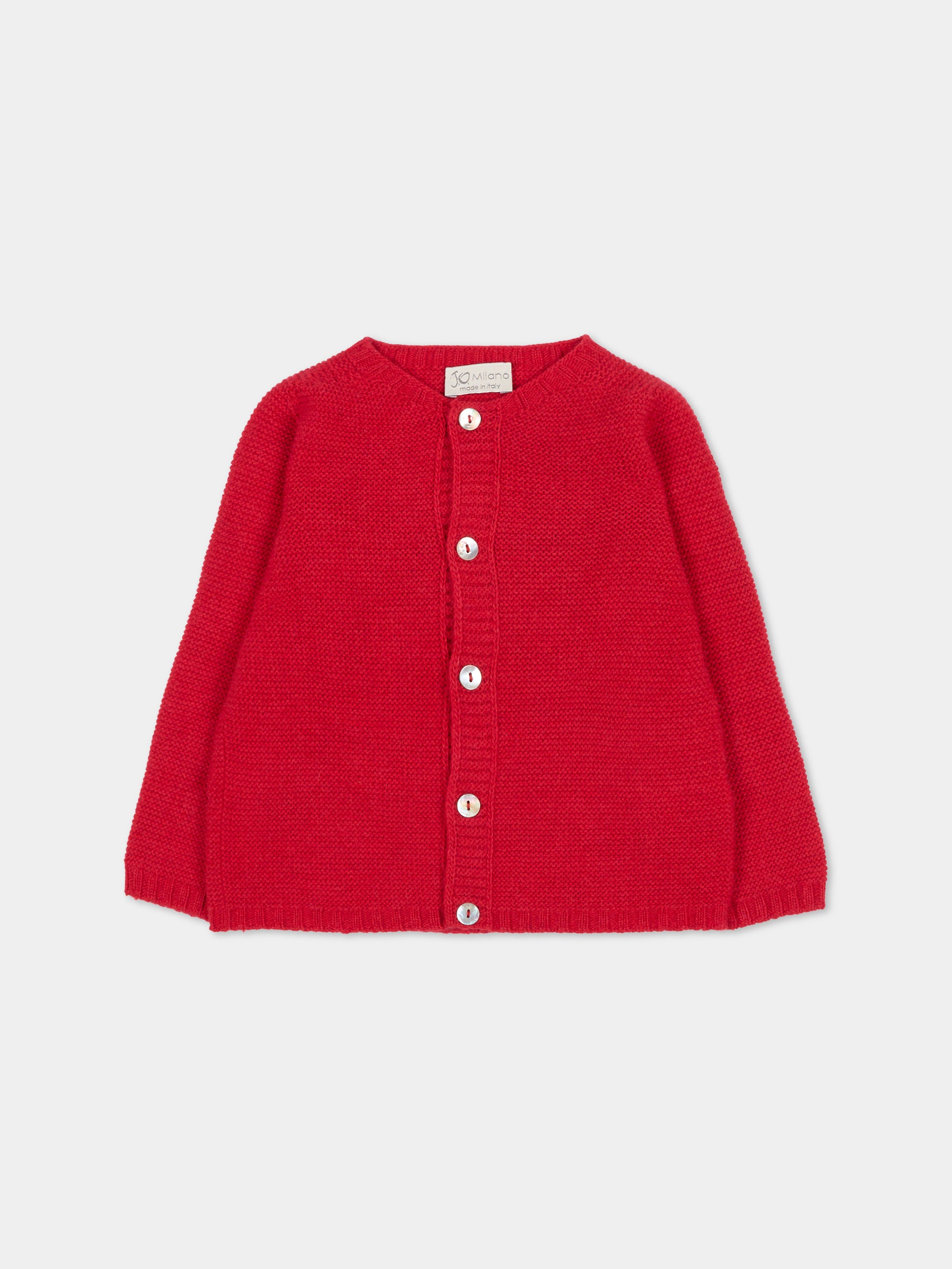 Cardigan rosso per neonati,J.o. Milano,563X4 ROSSO