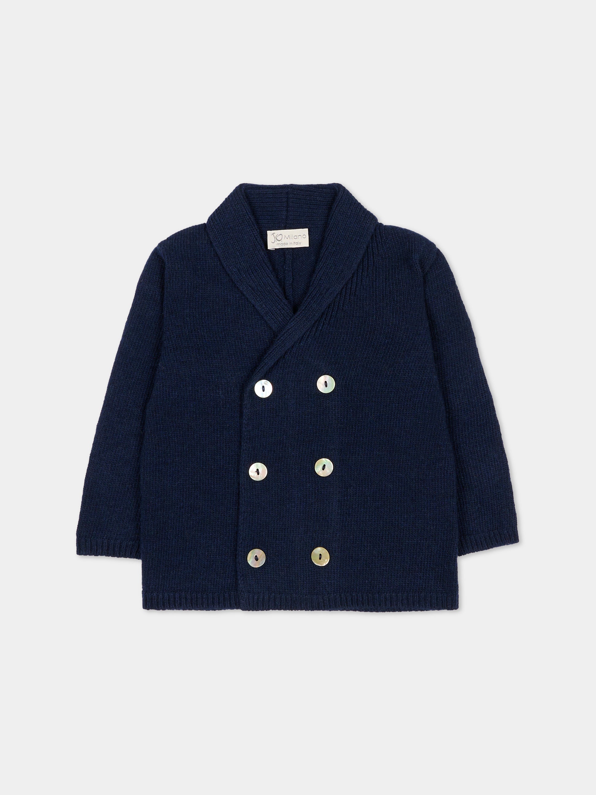 Cardigan blu per neonato,J.o. Milano,563Z1 BLU NOTTE