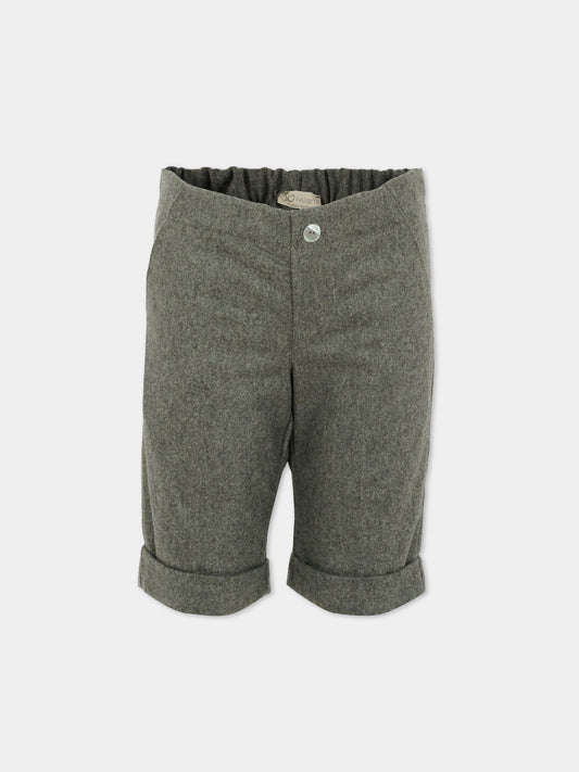 Shorts grigi per bambino,J.o. Milano,564Z1 GRIGIO
