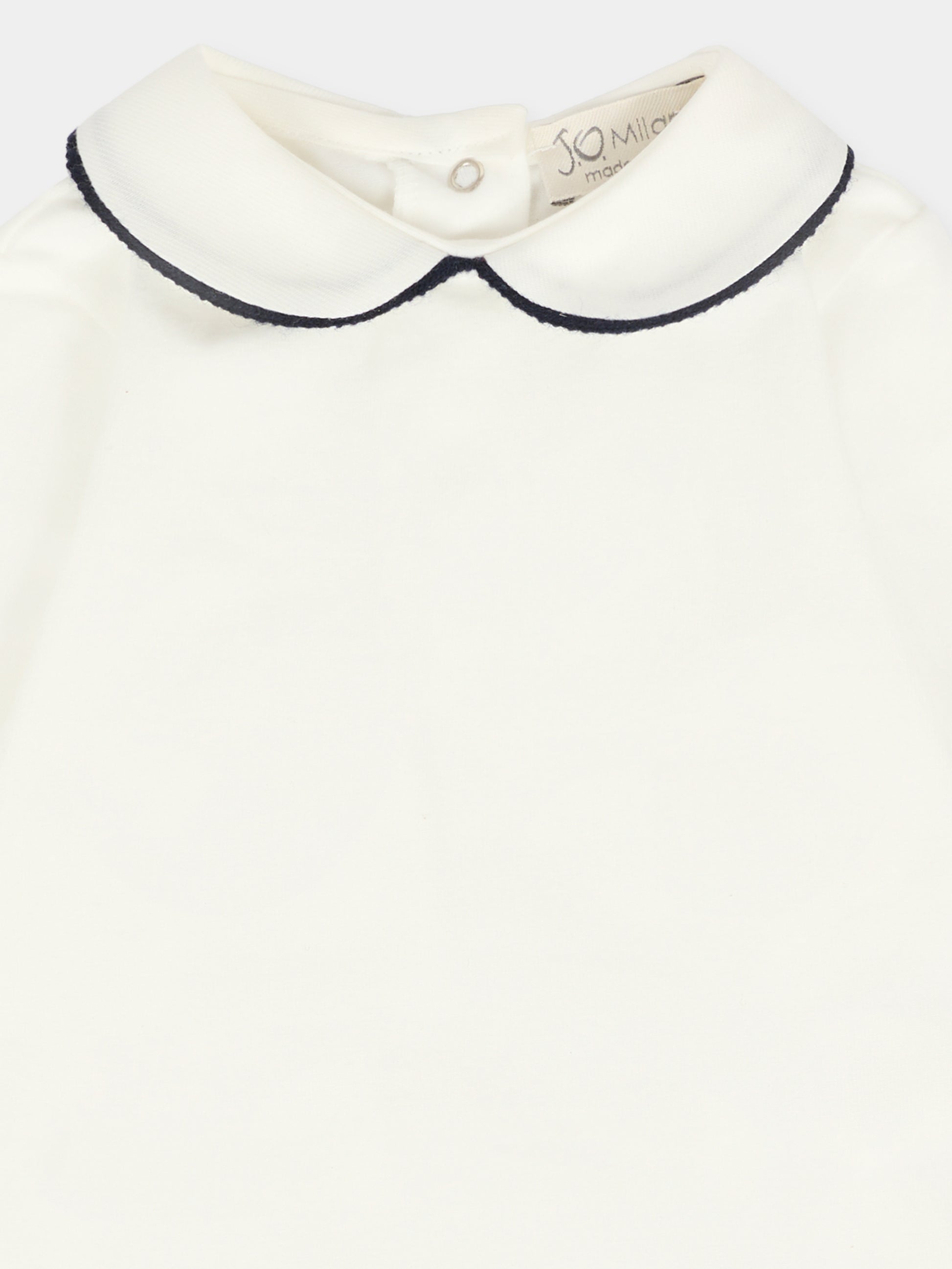 Body bianco per neonato,J.o. Milano,561Z1 PANNA/BLU