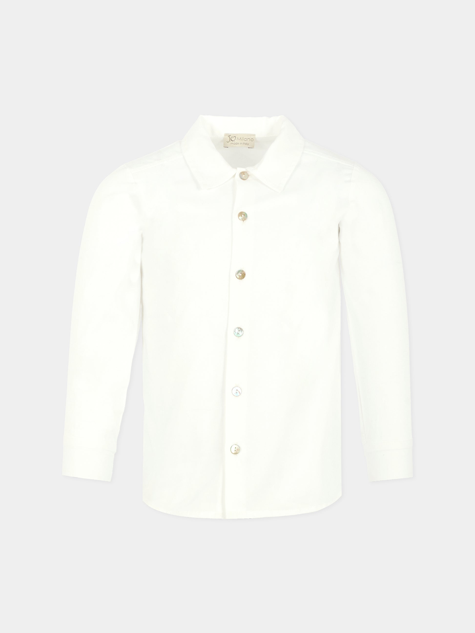 Camicia bianca per bambino,J.o. Milano,566Z8 BIANCO
