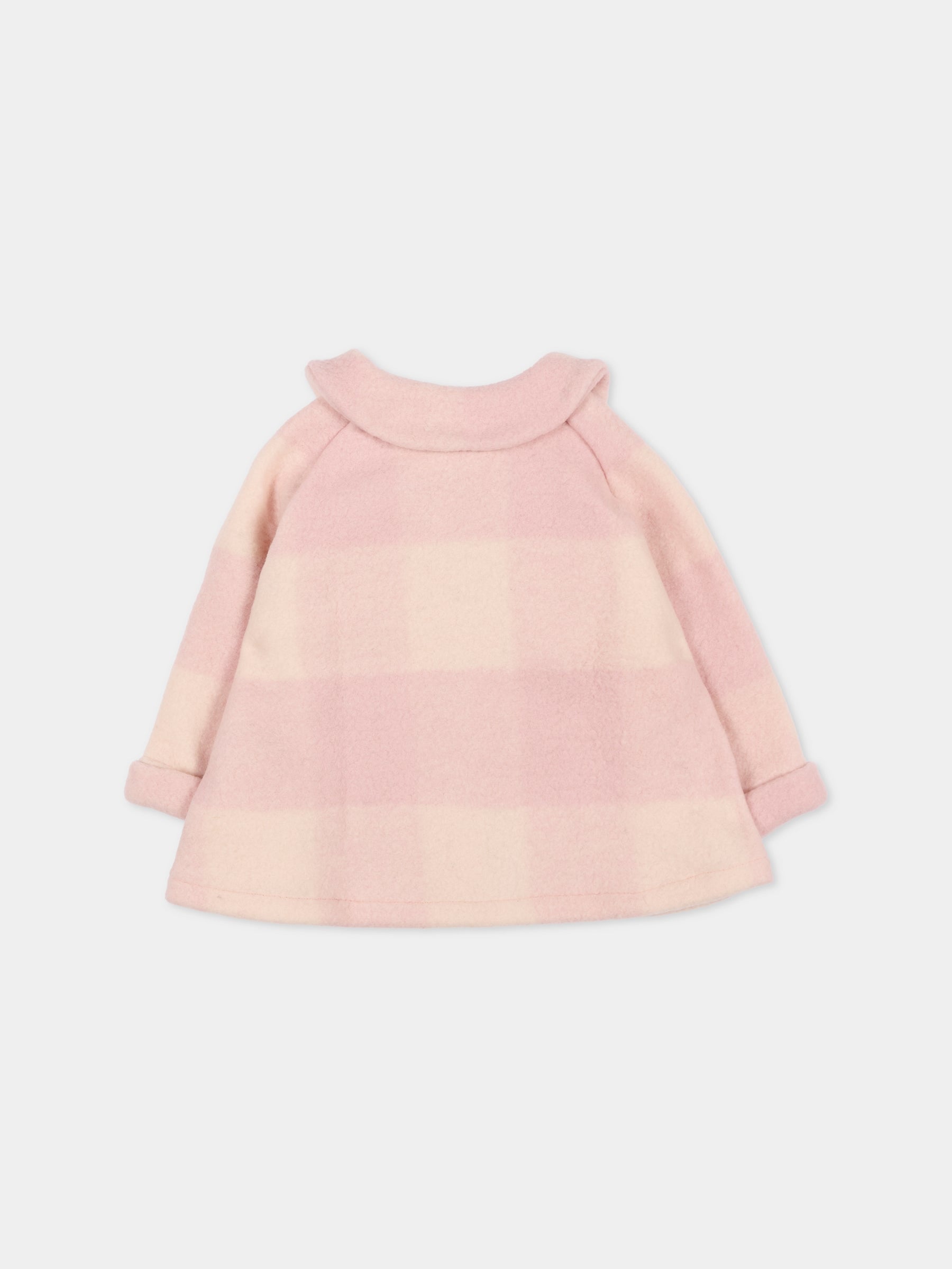 Cappotto rosa per neonata,Bamboom,1039 VINTAGE PINK