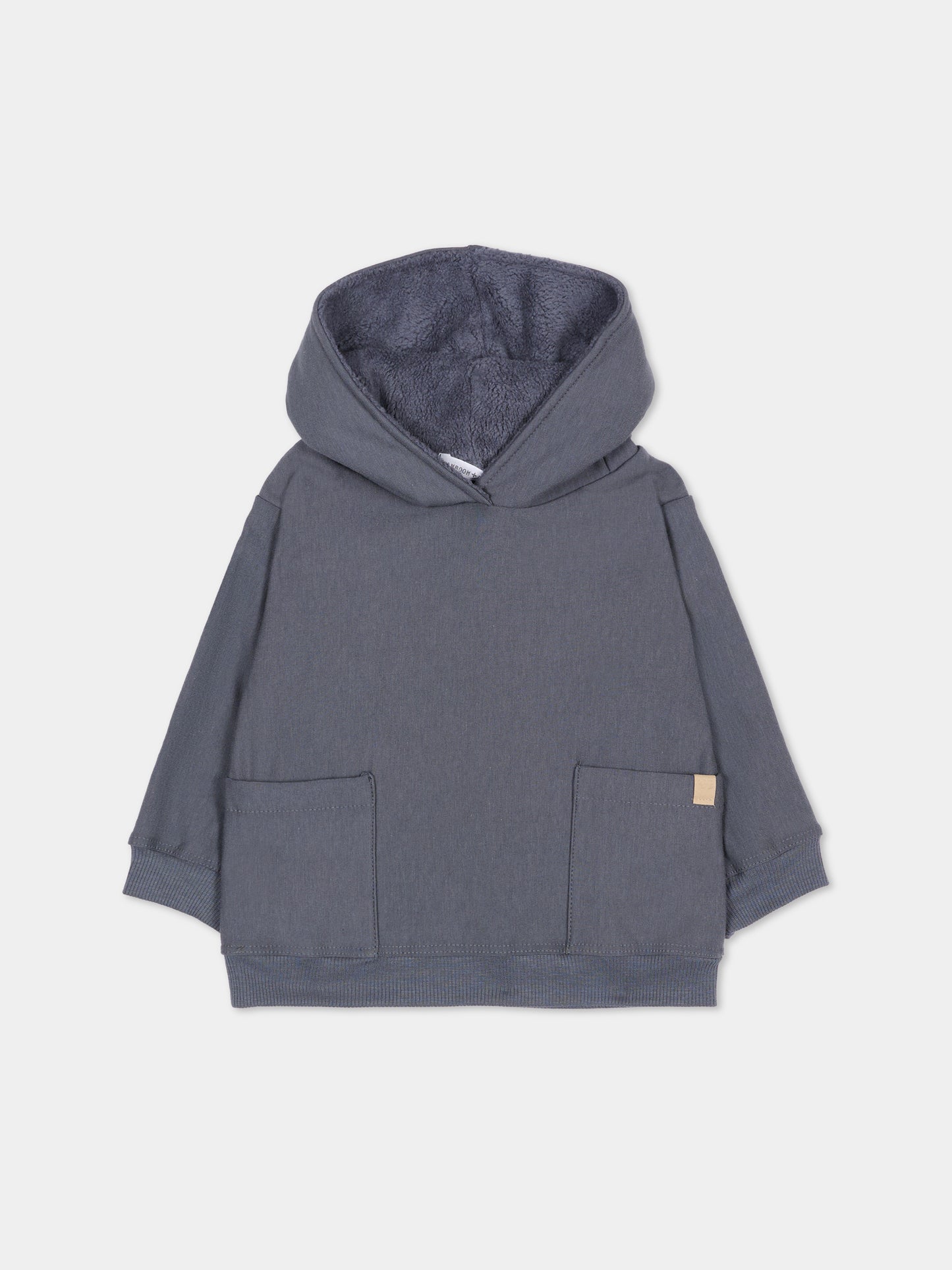 Felpa blu per neonato con orecchie,Bamboom,1055 MIDNIGHT BLUE