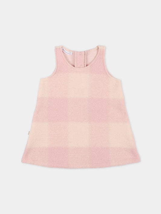 Vestito rosa per neonata,Bamboom,1071 VINTAGE PINK