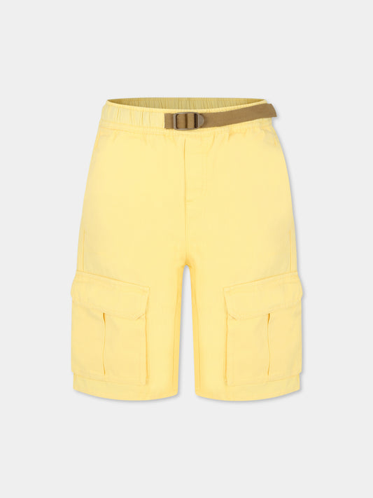 Shorts gialli per bambino con logo,Stella Mccartney Kids,TU6S29 Z0628 232
