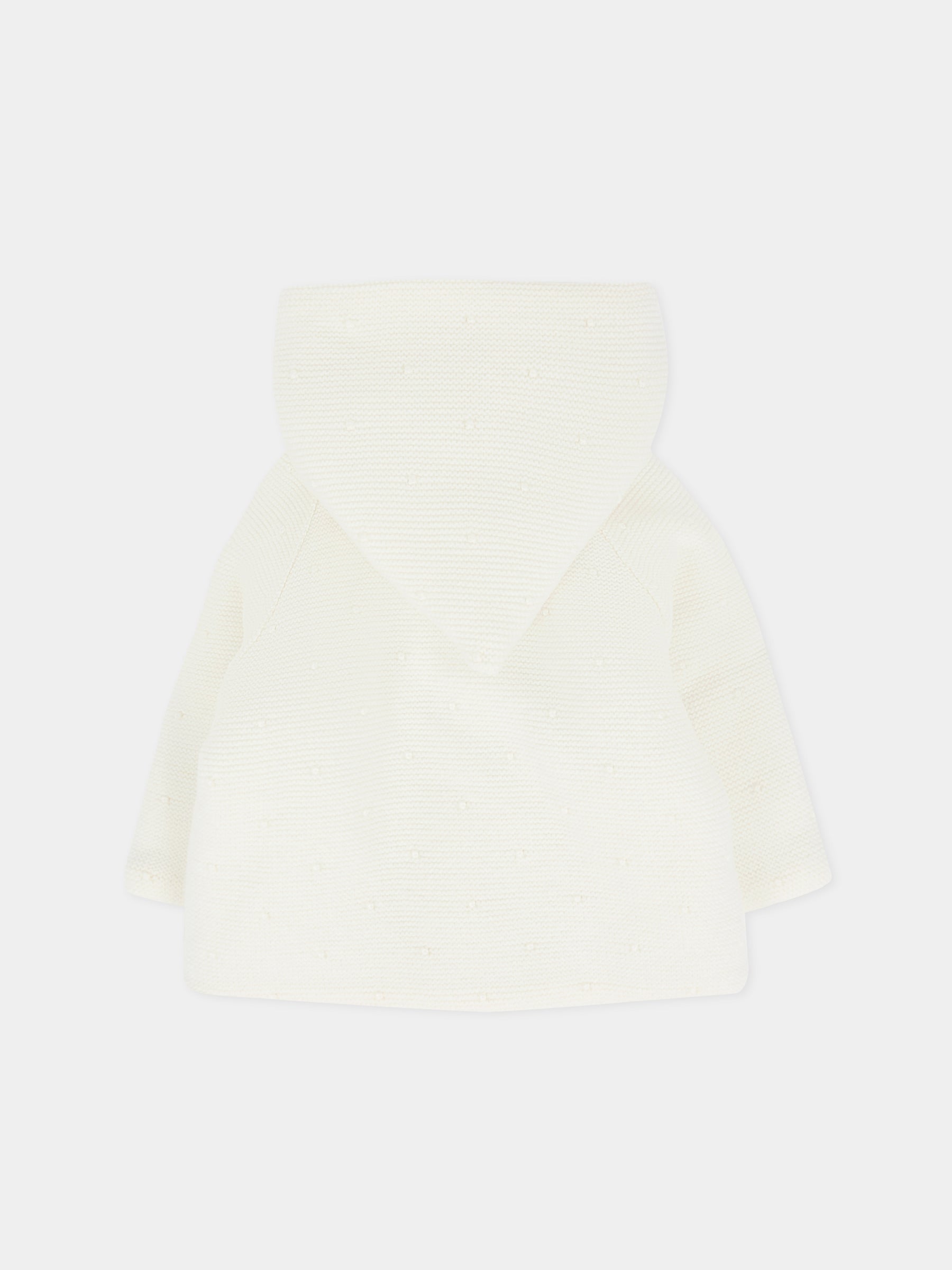 Cappotto avorio per neonato con pois,Paz Rodríguez,012 112901 60 H56