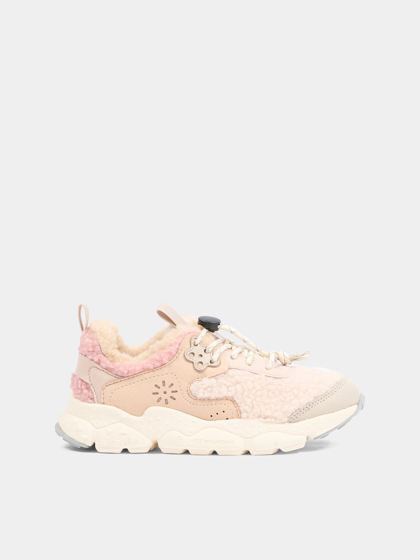 Sneakers Doi multicolor per bambina con dettagli rosa,Flower Mountain,0012016211 28 2E13