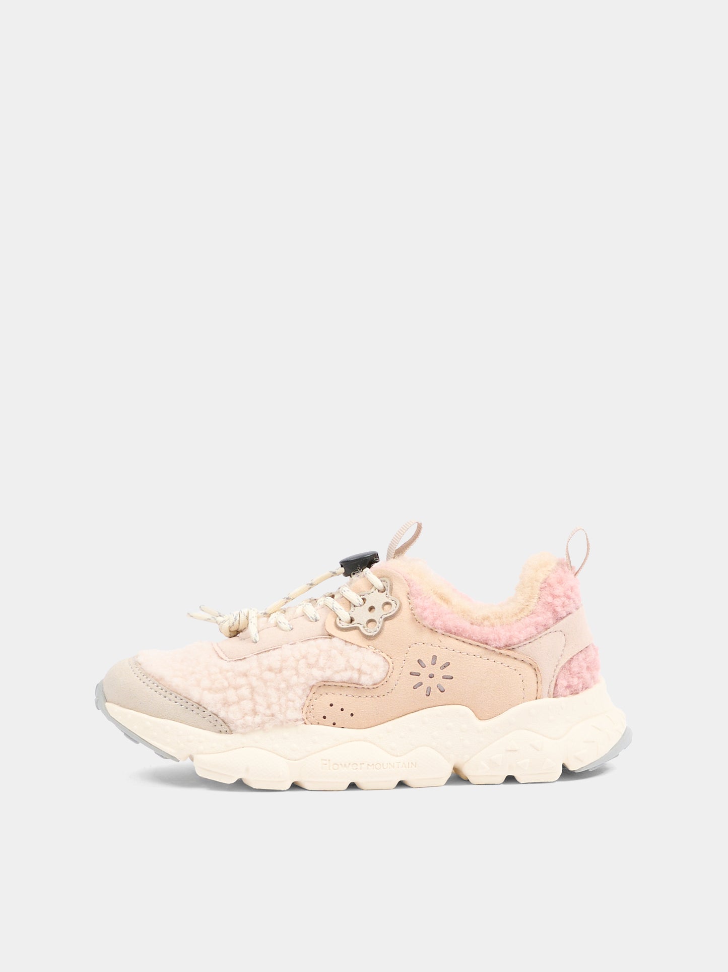 Sneakers Doi multicolor per bambina con dettagli rosa,Flower Mountain,0012016211 28 2E13