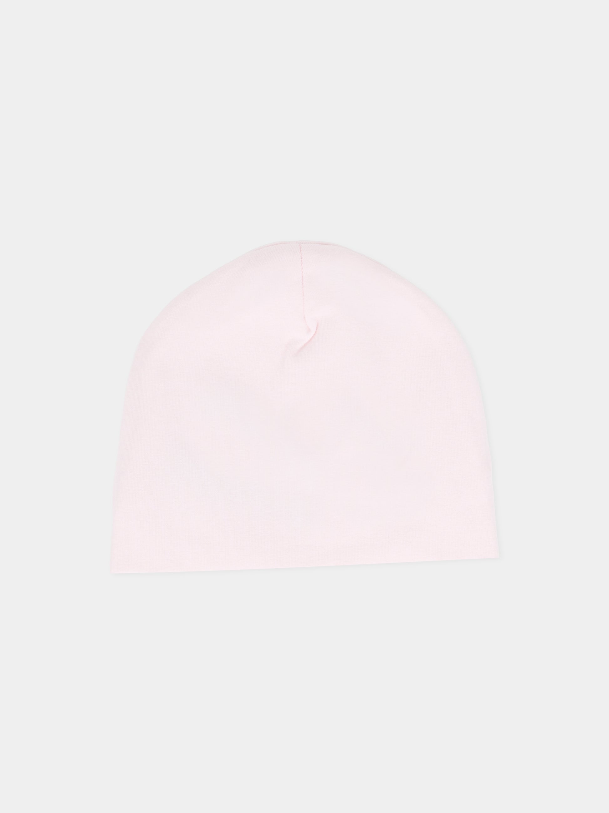 Berretto rosa per neonata con ape e orsetto,Nanán,I25005R