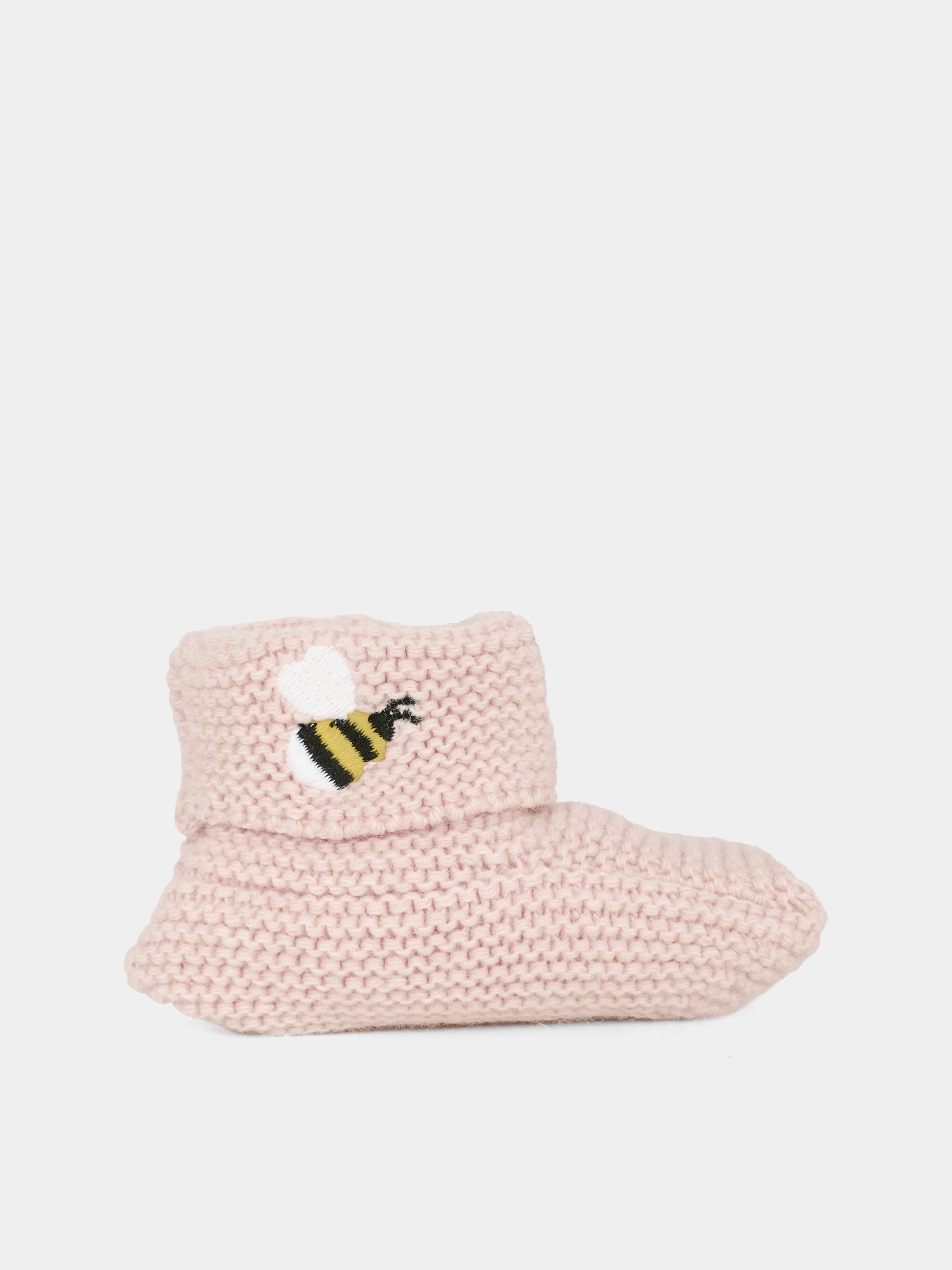 Babbucce rosa per neonata con ape,Nanán,I25013R