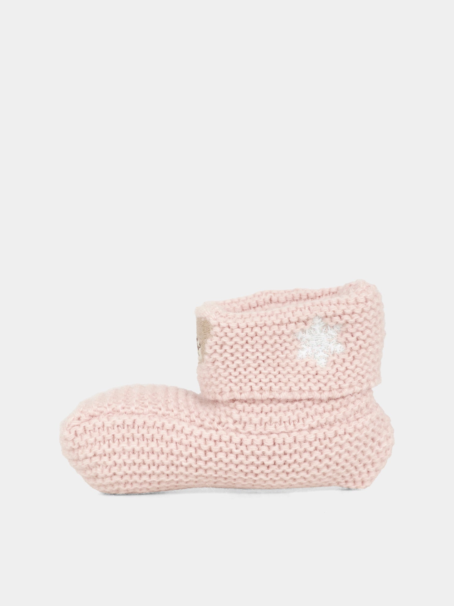 Babbucce rosa per neonata con ape,Nanán,I25013R