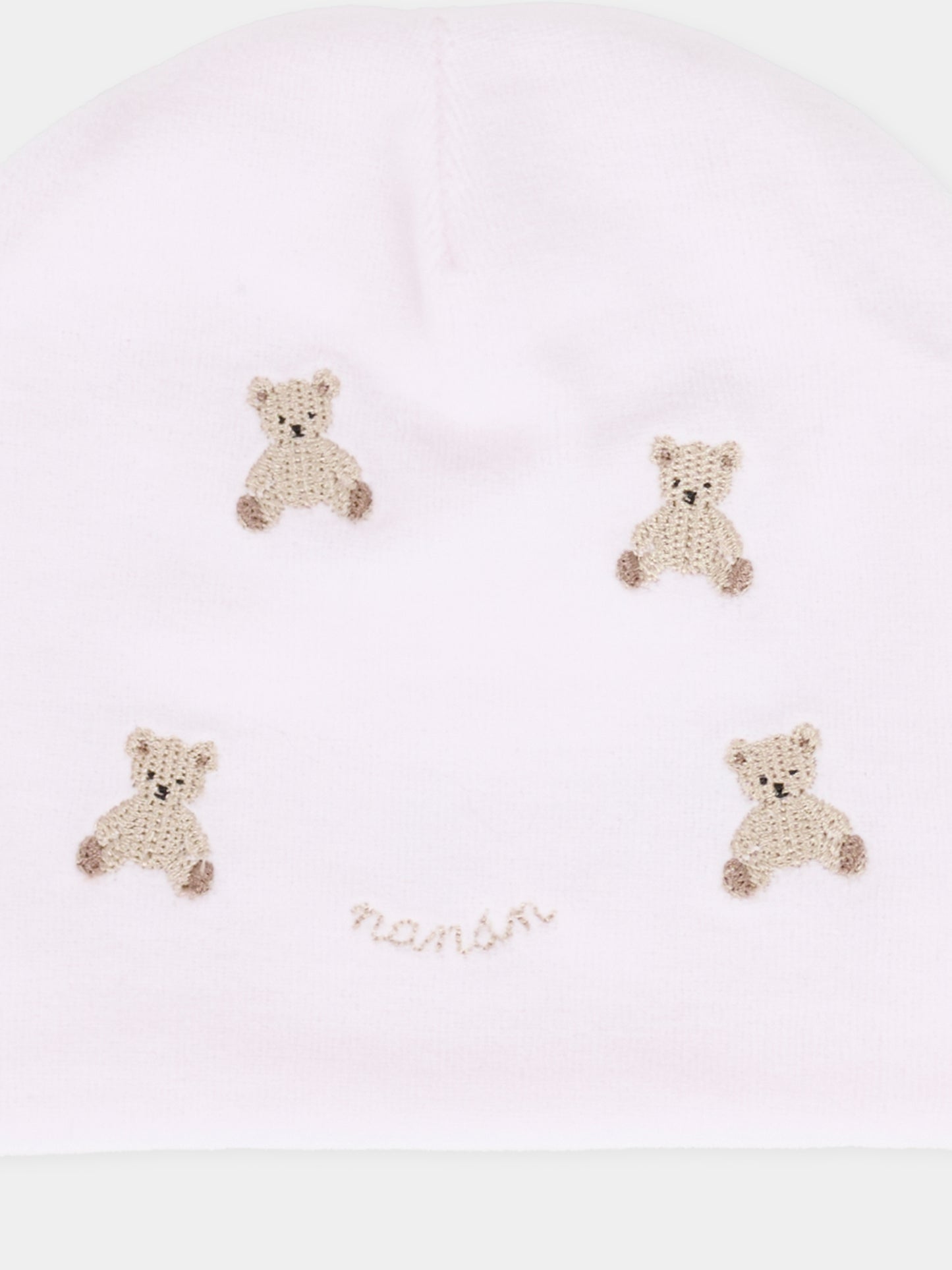 Cappello rosa per neonata con orsetti,Nanán,I25018R