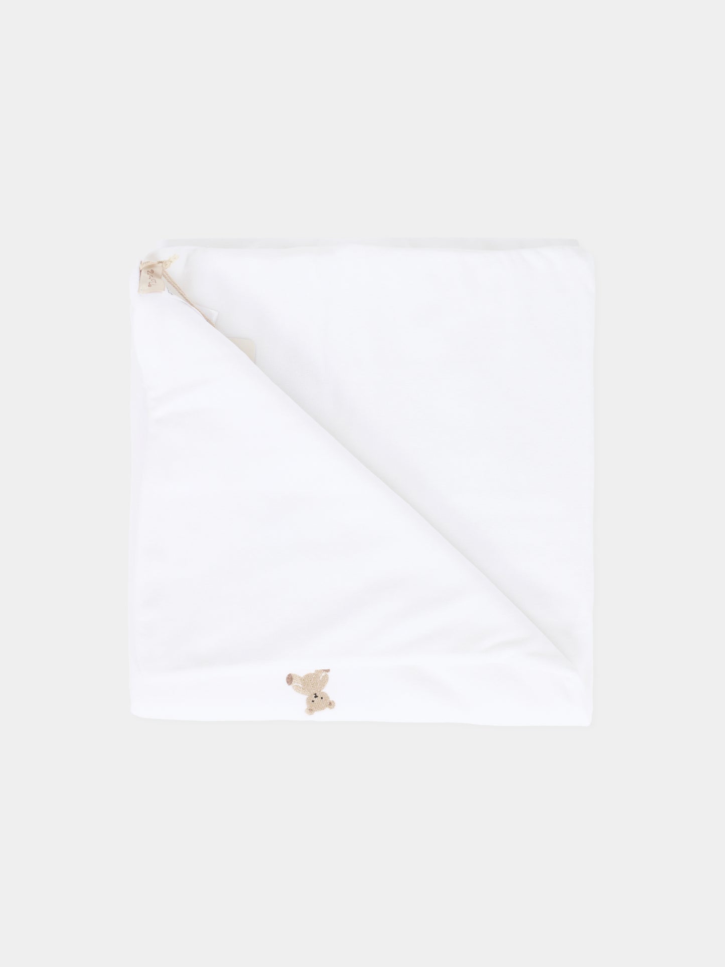 Coperta bianca per neonati con orsetti,Nanán,I25020B