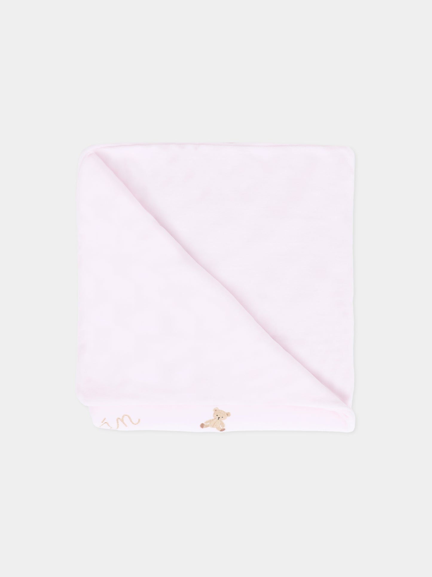 Coperta rosa per neonata con orsetti,Nanán,I25020R