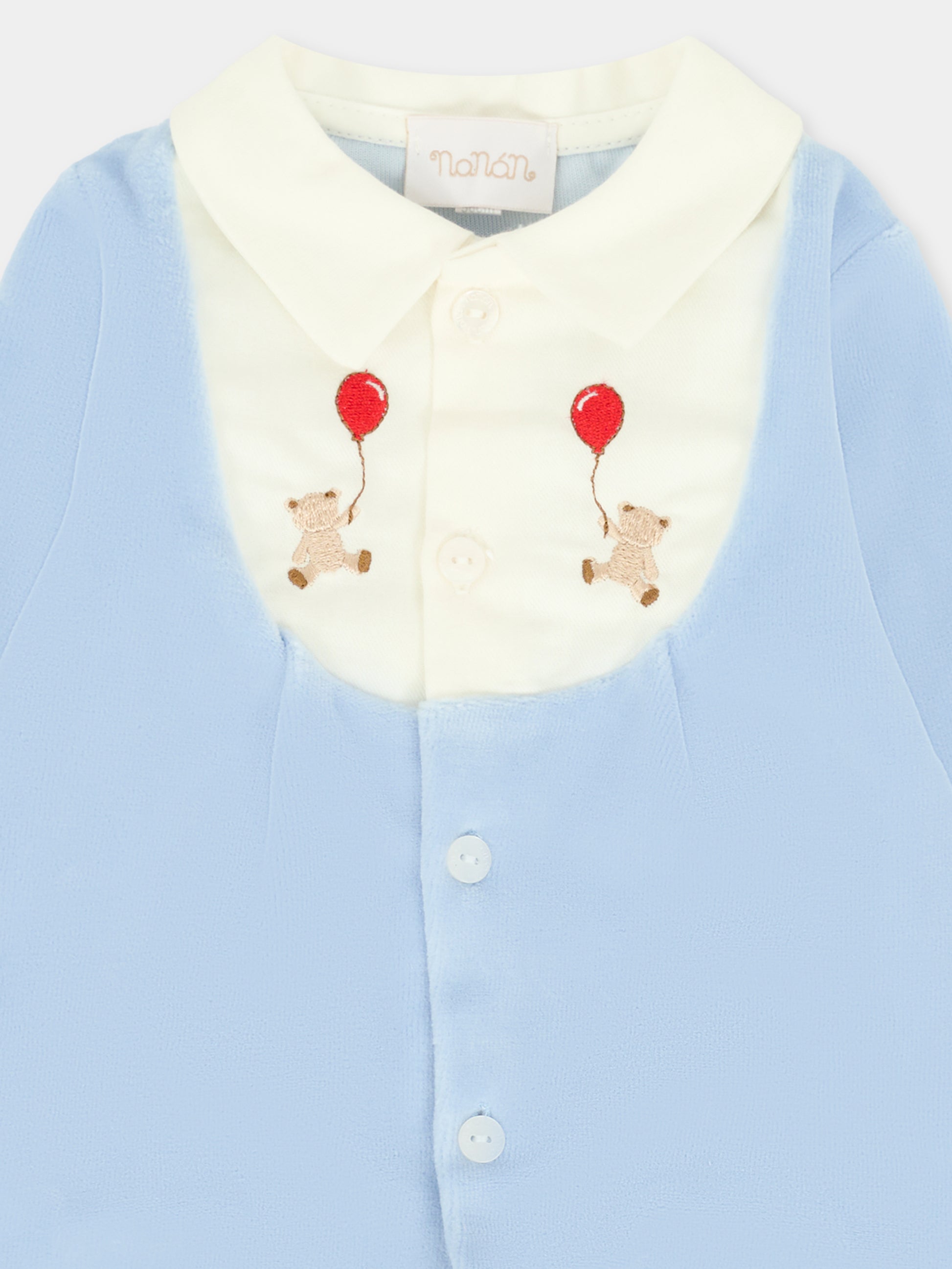 Tutina azzurra per neonato con orsetti,Nanán,I25130A