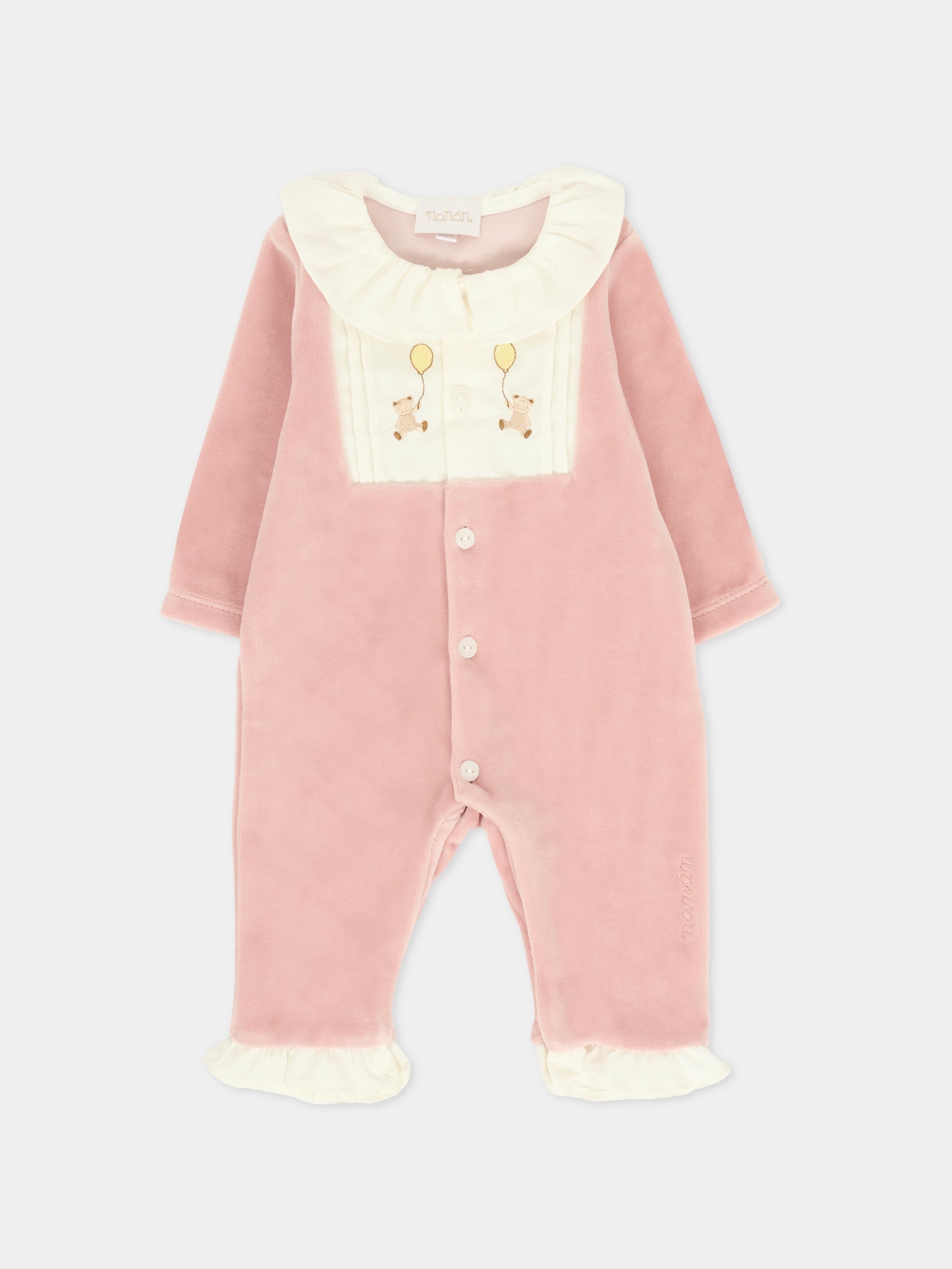 Tutina rosa per neonata con orsetti,Nanán,I25433R