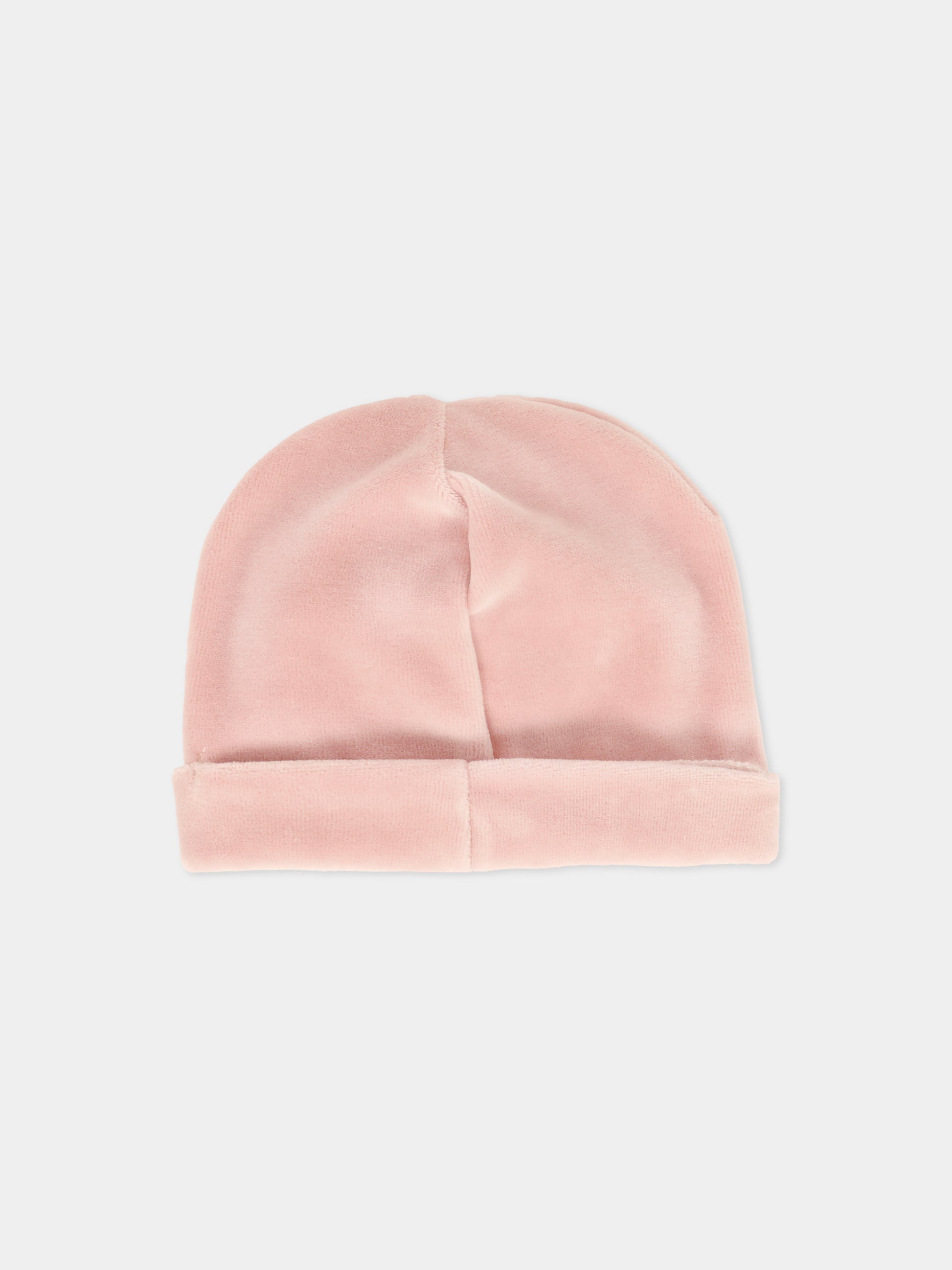 Cappello rosa per neonata con logo,Nanán,I25434R