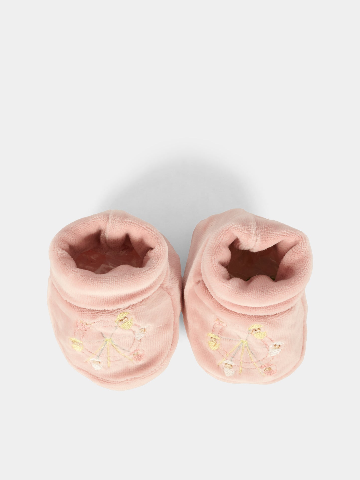 Babbucce rosa per neonata con ruota panoramica,Nanán,I25435R