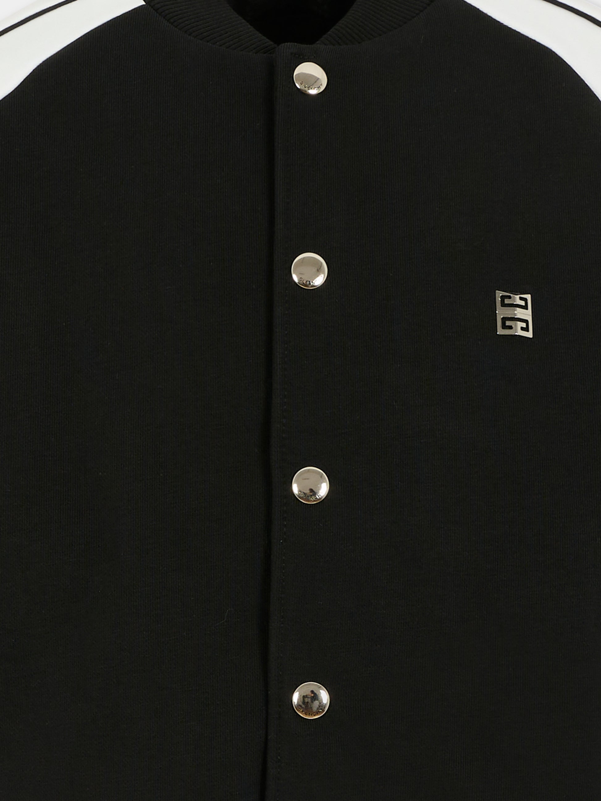 Bomber nero per bambino con logo ricamato,Givenchy Kids,H31036 09B