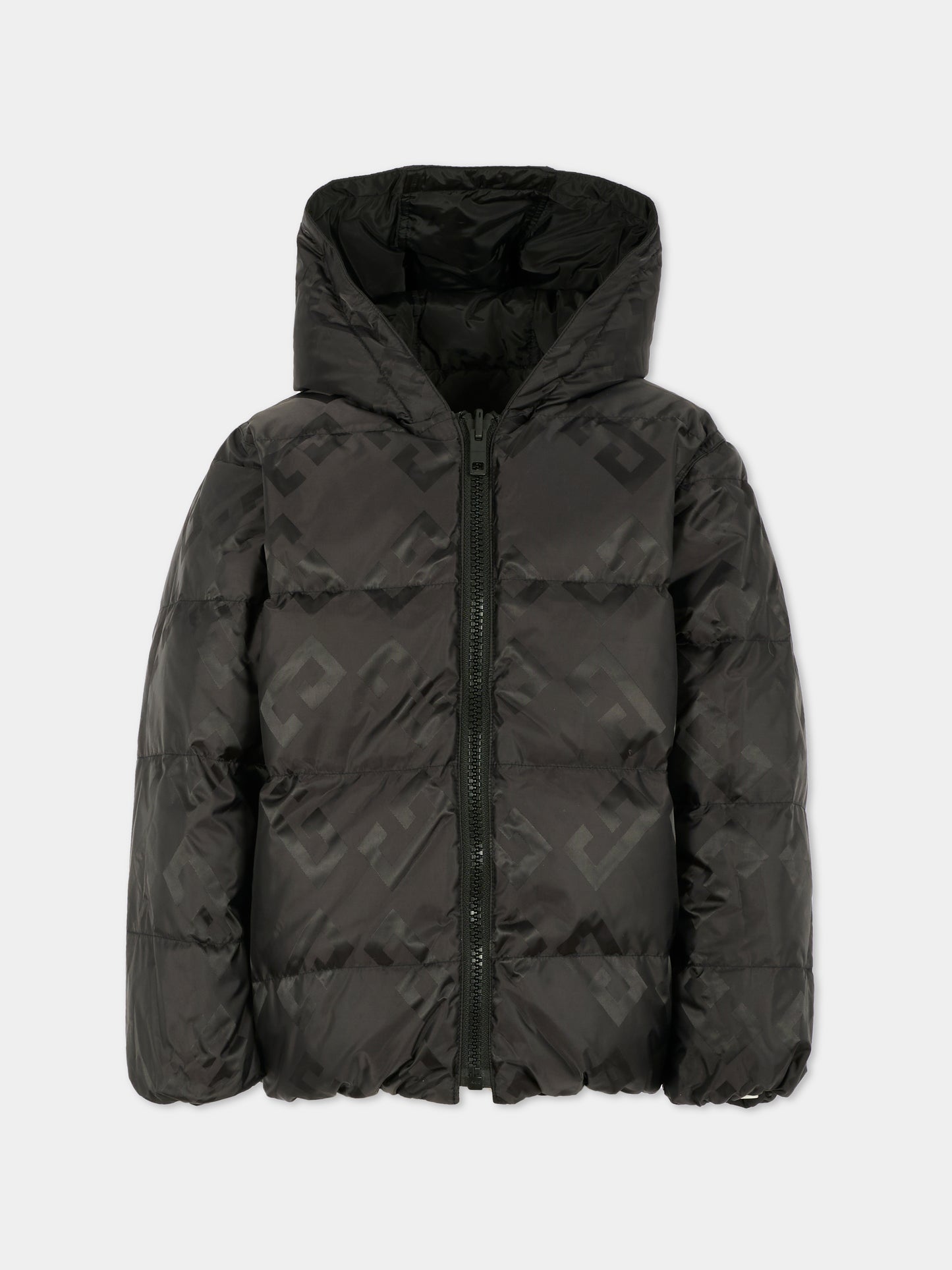 Piumino reversibile nero per bambini con motivo 4G,Givenchy Kids,H30931 09B