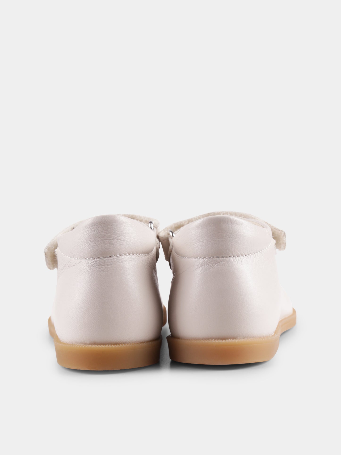 Ivory ballet flats for baby girl and girl