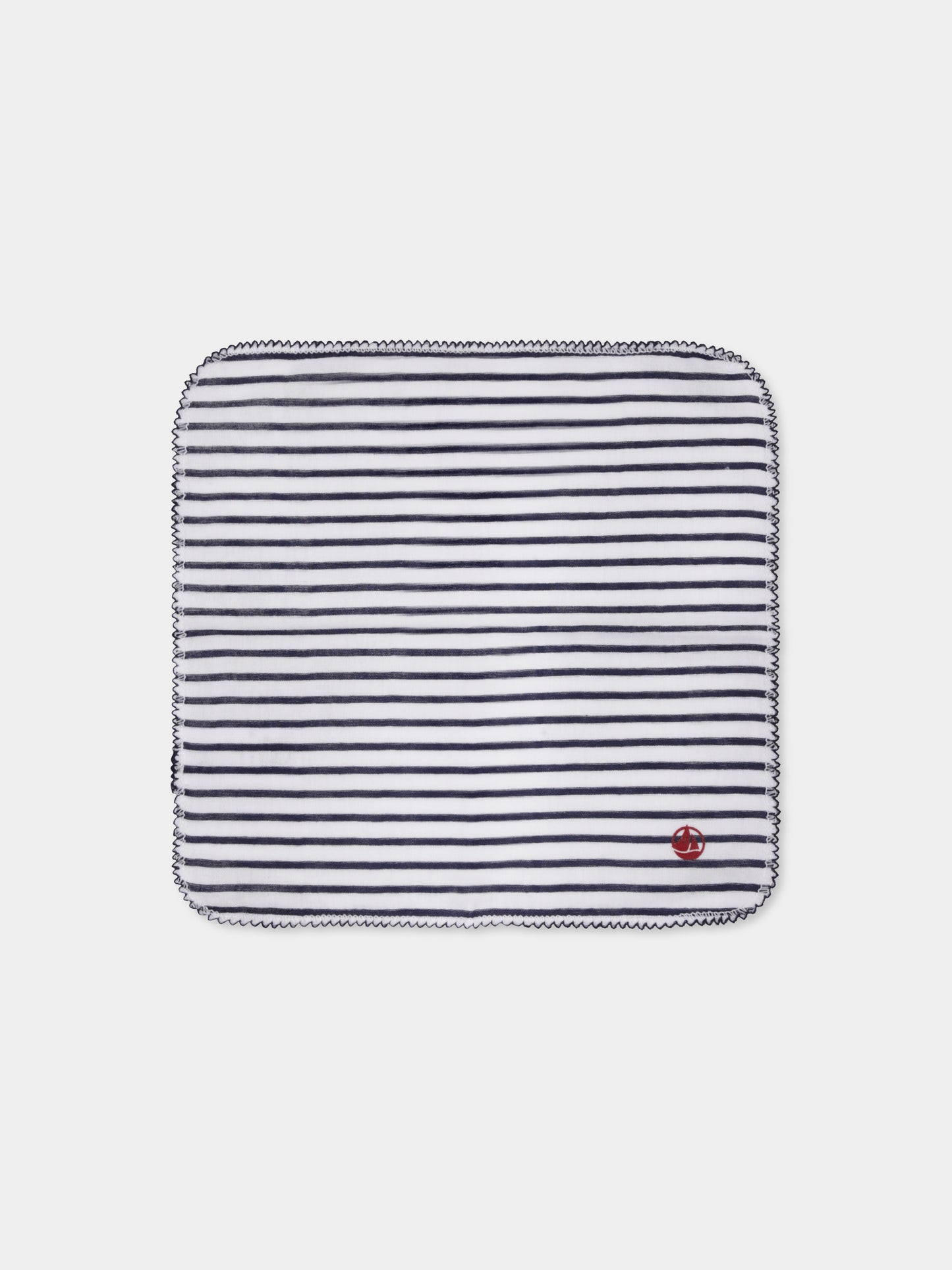 Mussola multicolor per neonati con logo,Petit Bateau,A0AVK 01