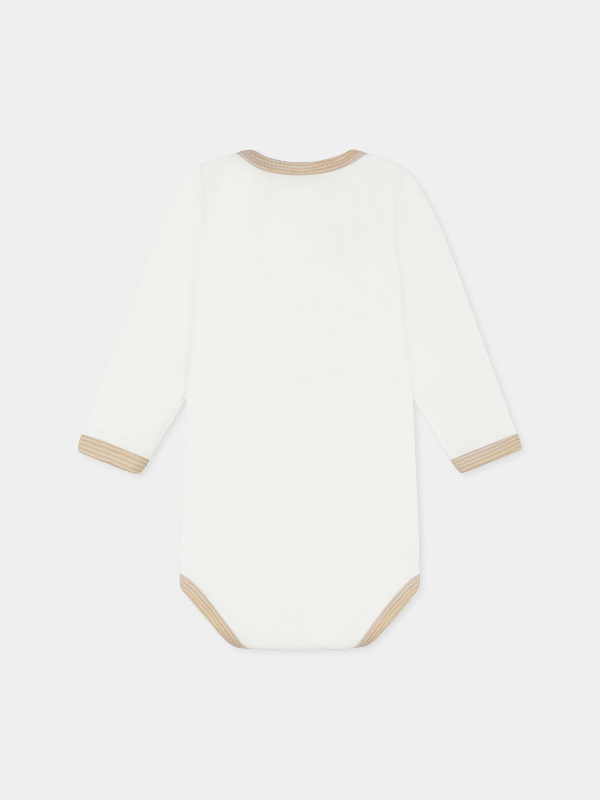 Set body bianco per neonati con animali,Petit Bateau,A0BG0 00