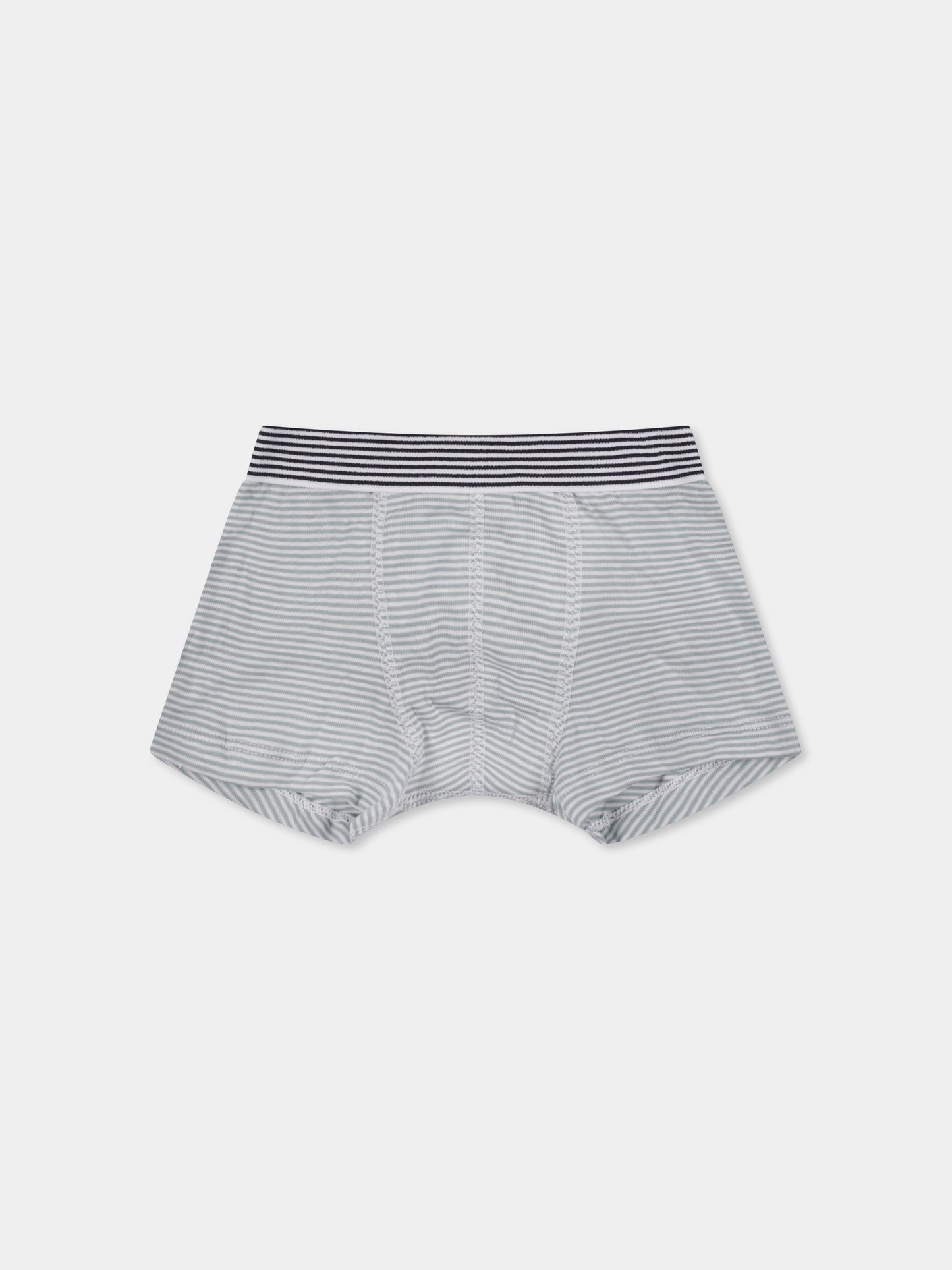 Set boxer multicolor per bambino con pecore e righe,Petit Bateau,A0BH4 00