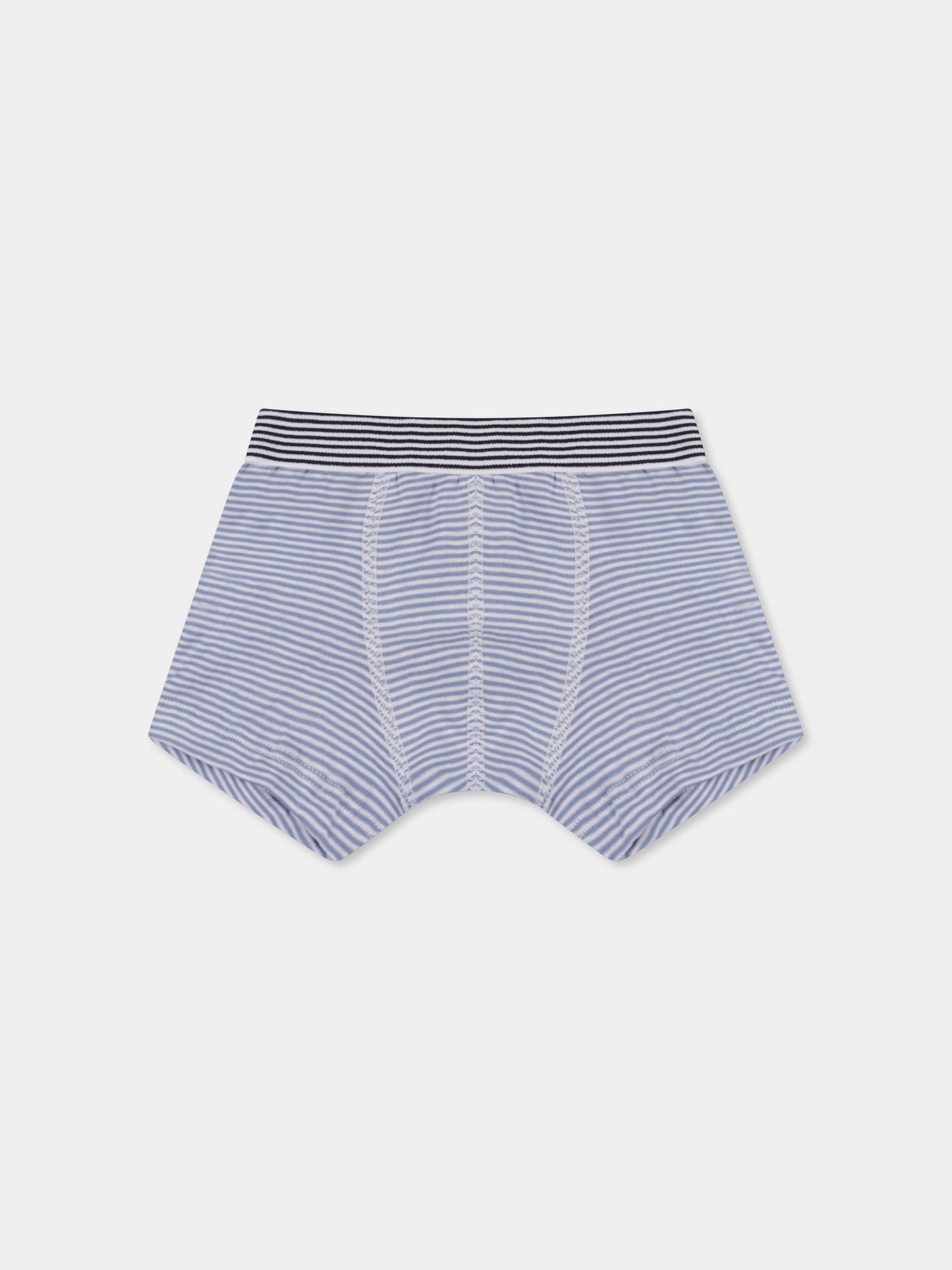 Set boxer multicolor per bambino con pecore e righe,Petit Bateau,A0BH4 00