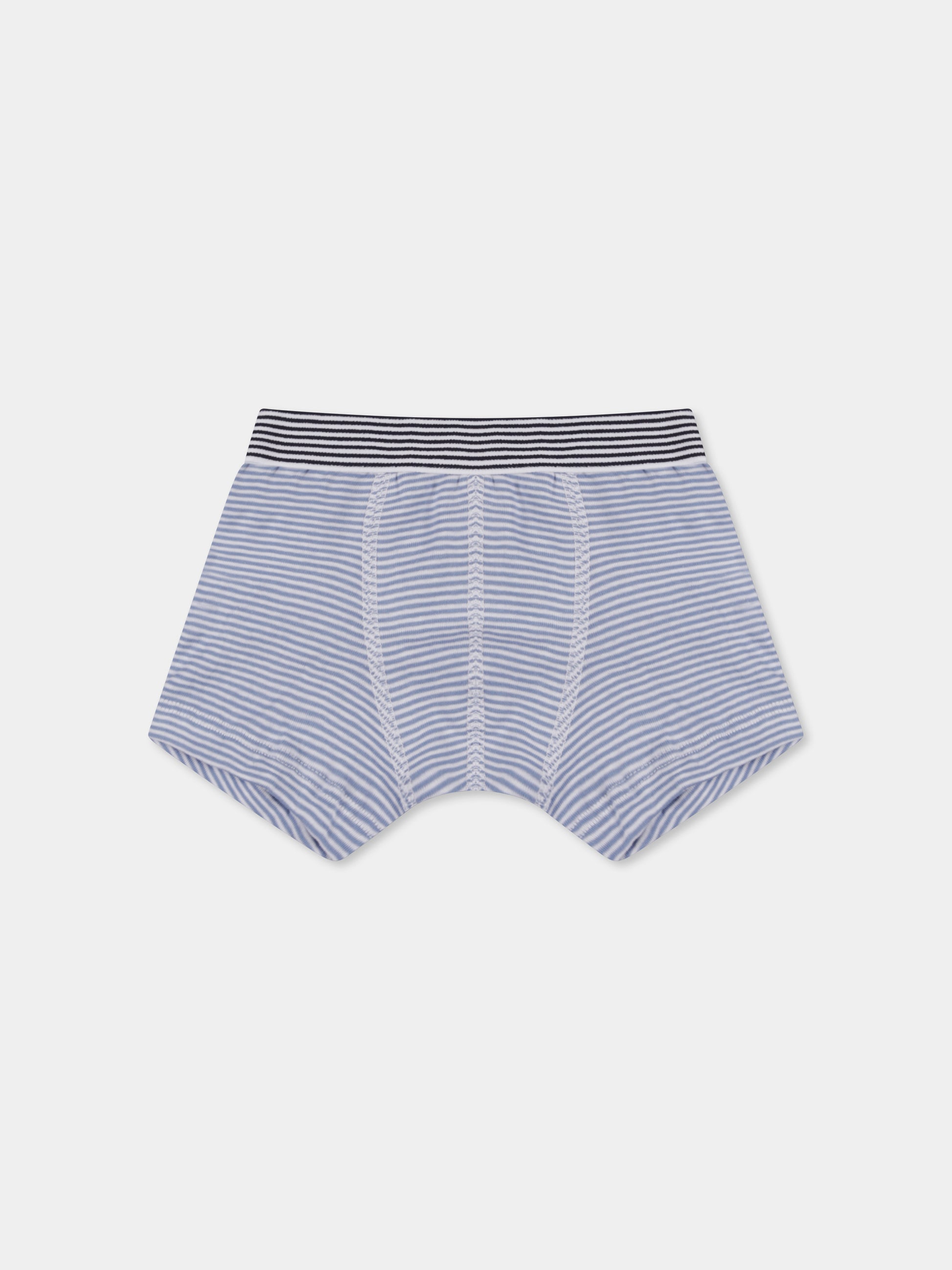 Set boxer multicolor per bambino con pecore e righe,Petit Bateau,A0BH4 00