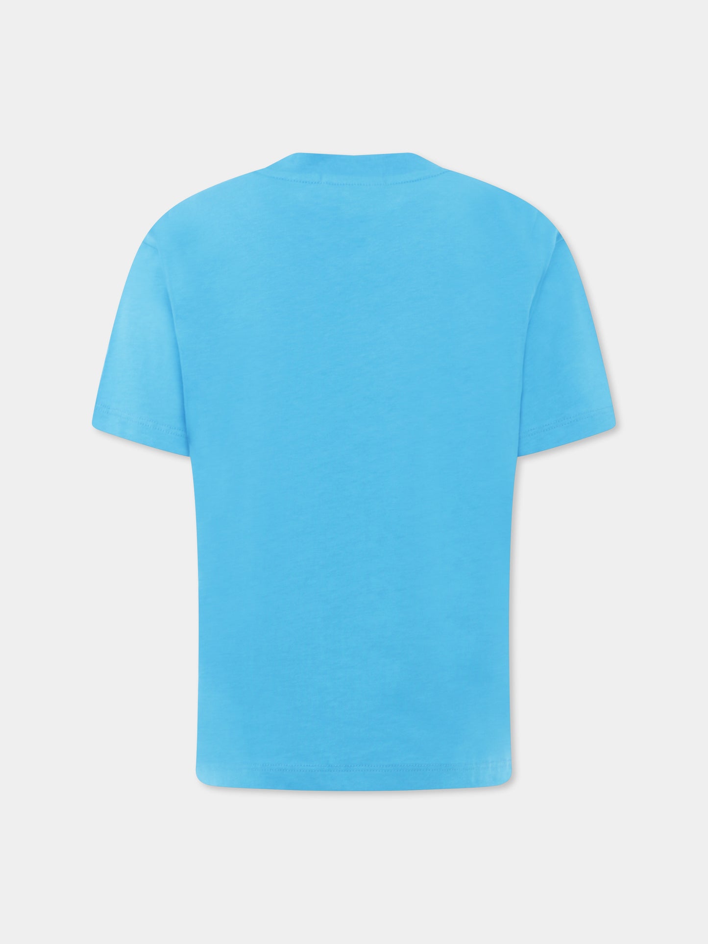 Light blue t-shirt for boy with smiley