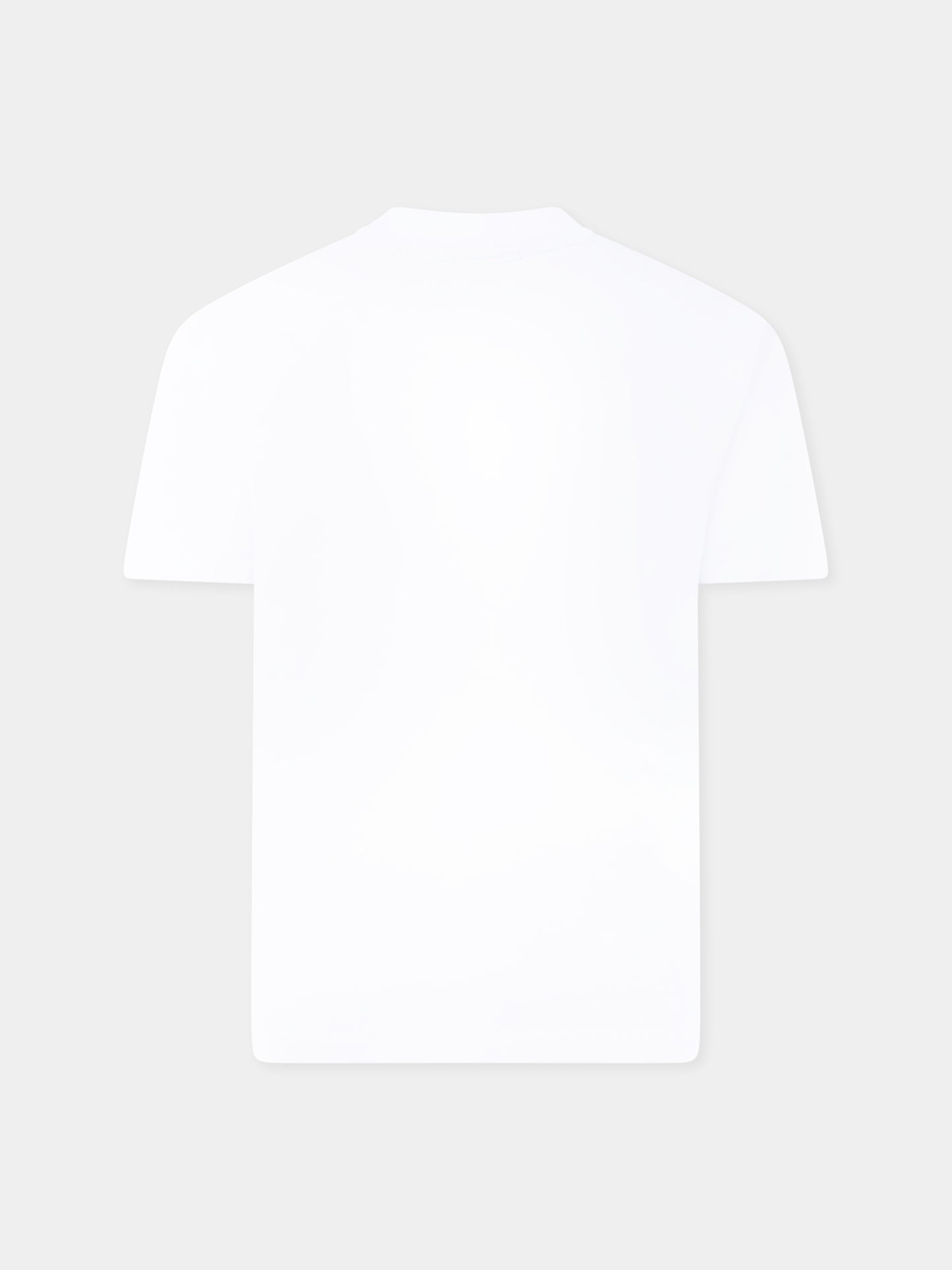 T-shirt bianca per bambini con smile,Barrow,S5BKJUTH211 001