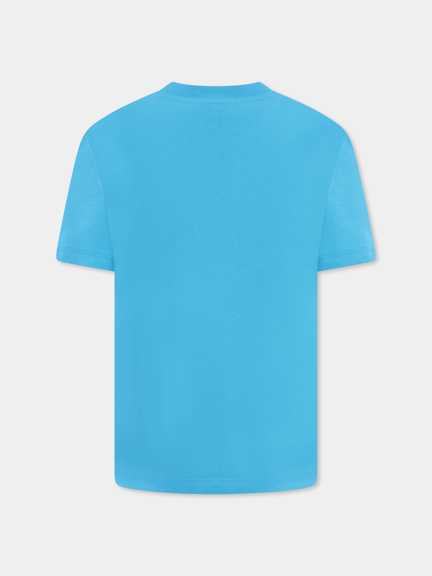 Light blue t-shirt for kids with smiley