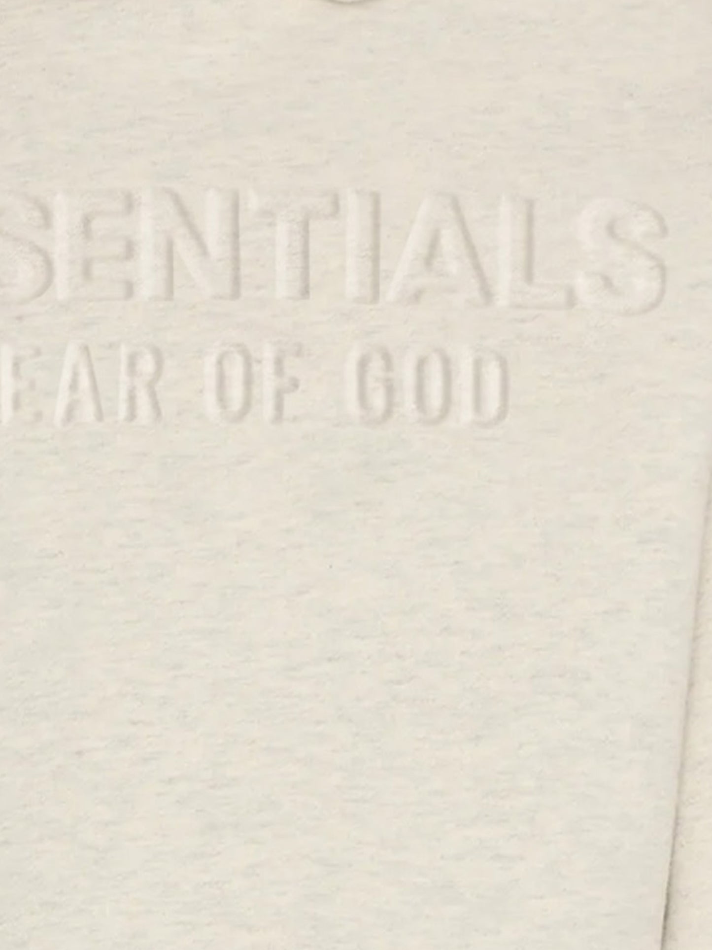 Felpa grigia per bambini con logo,Fear Of God Essentials,785HO252041K OATMEAL HEATHER