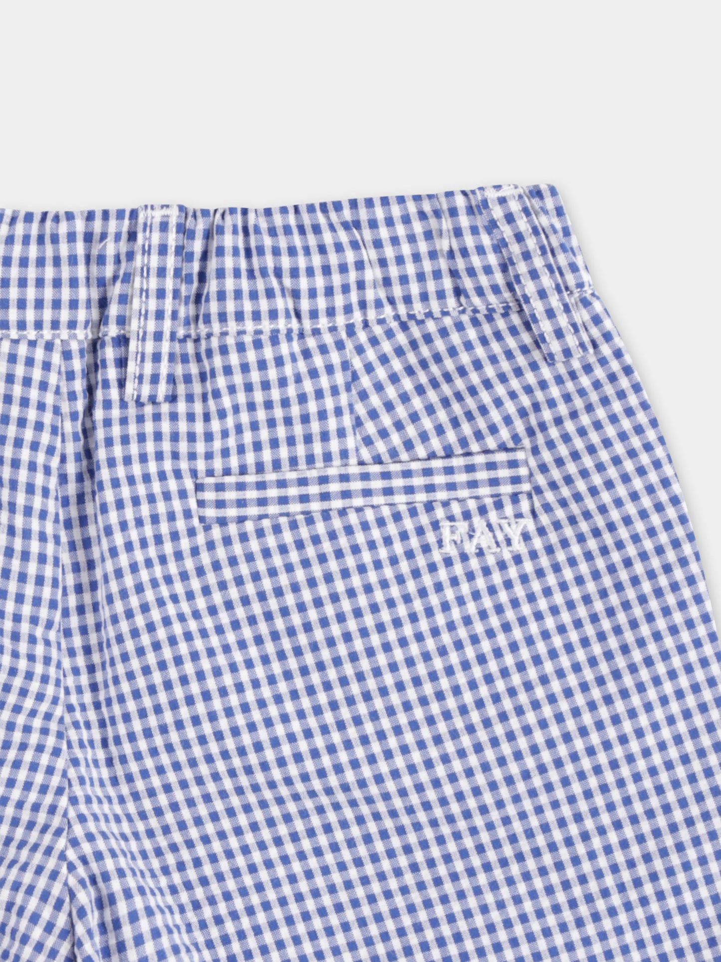 Shorts blu per neonato con logo,Fay Kids,FW6519 G0178 615BC