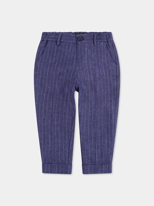 Pantaloni blu per neonato,Fay Kids,FW6530 I0272 667AV